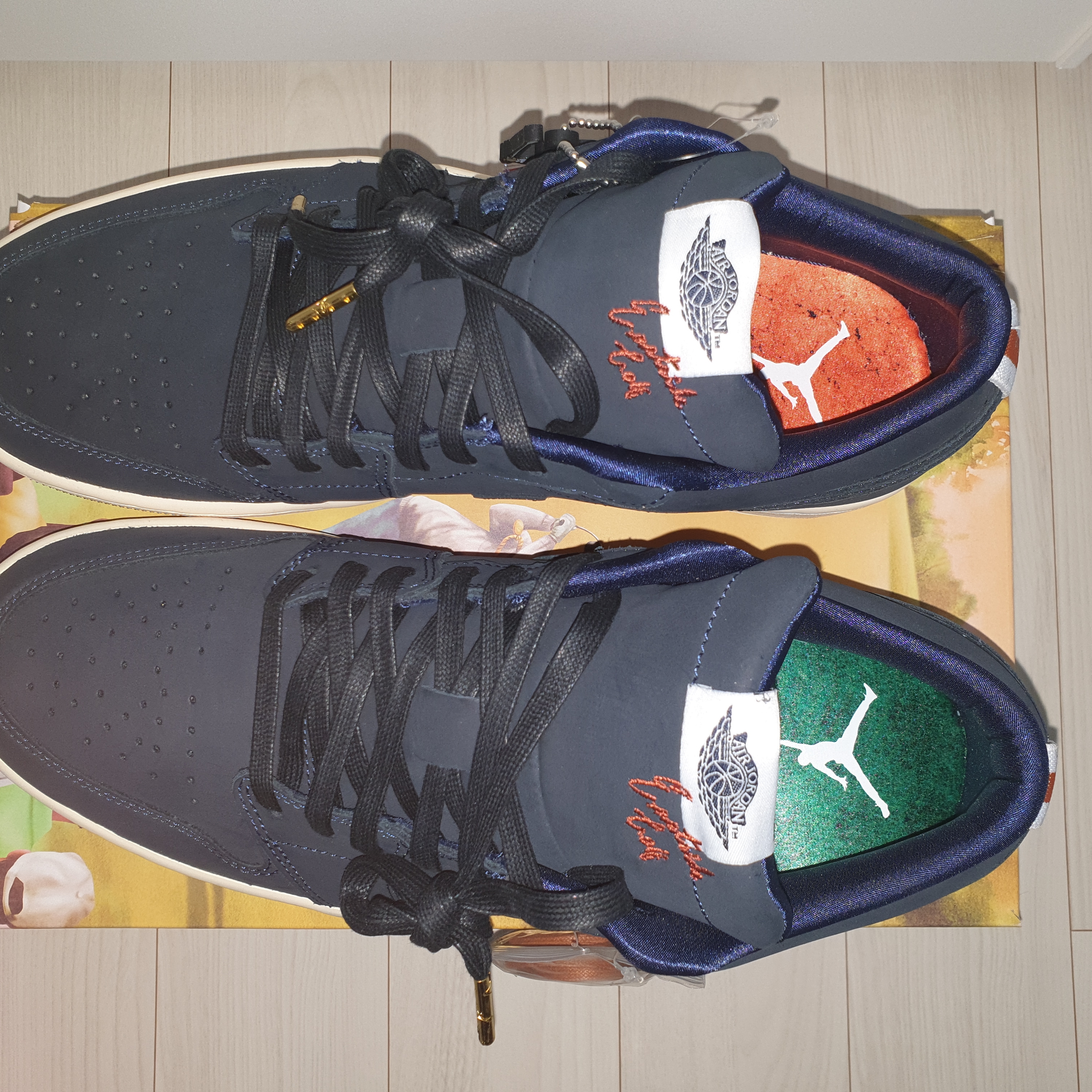 Jordan 1 x Eastside Golf Low Midnight Navy 착용 스타일 - 4