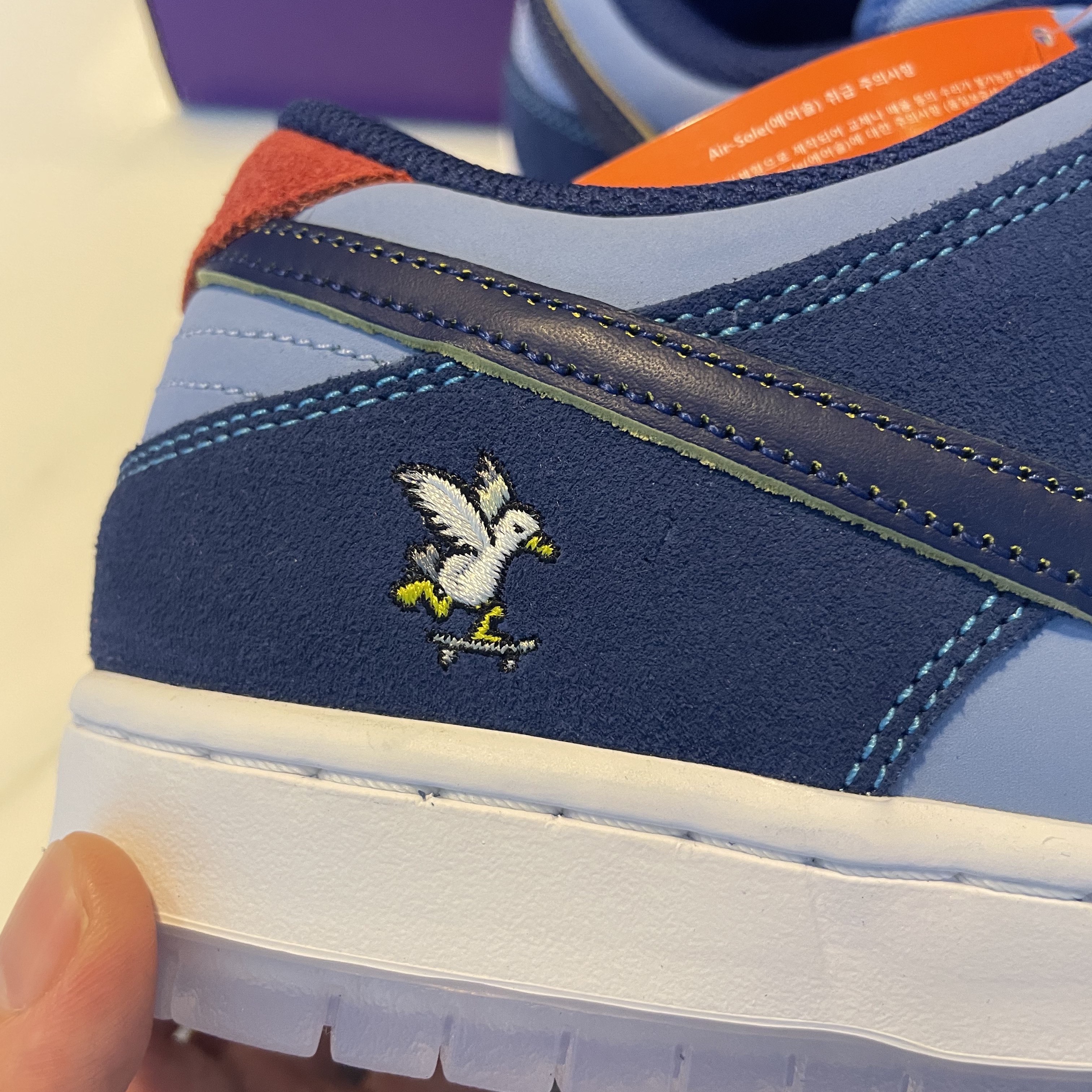 Nike x Why So Sad? SB Dunk Low Pro Coastal Blue 착용 스타일 - 2