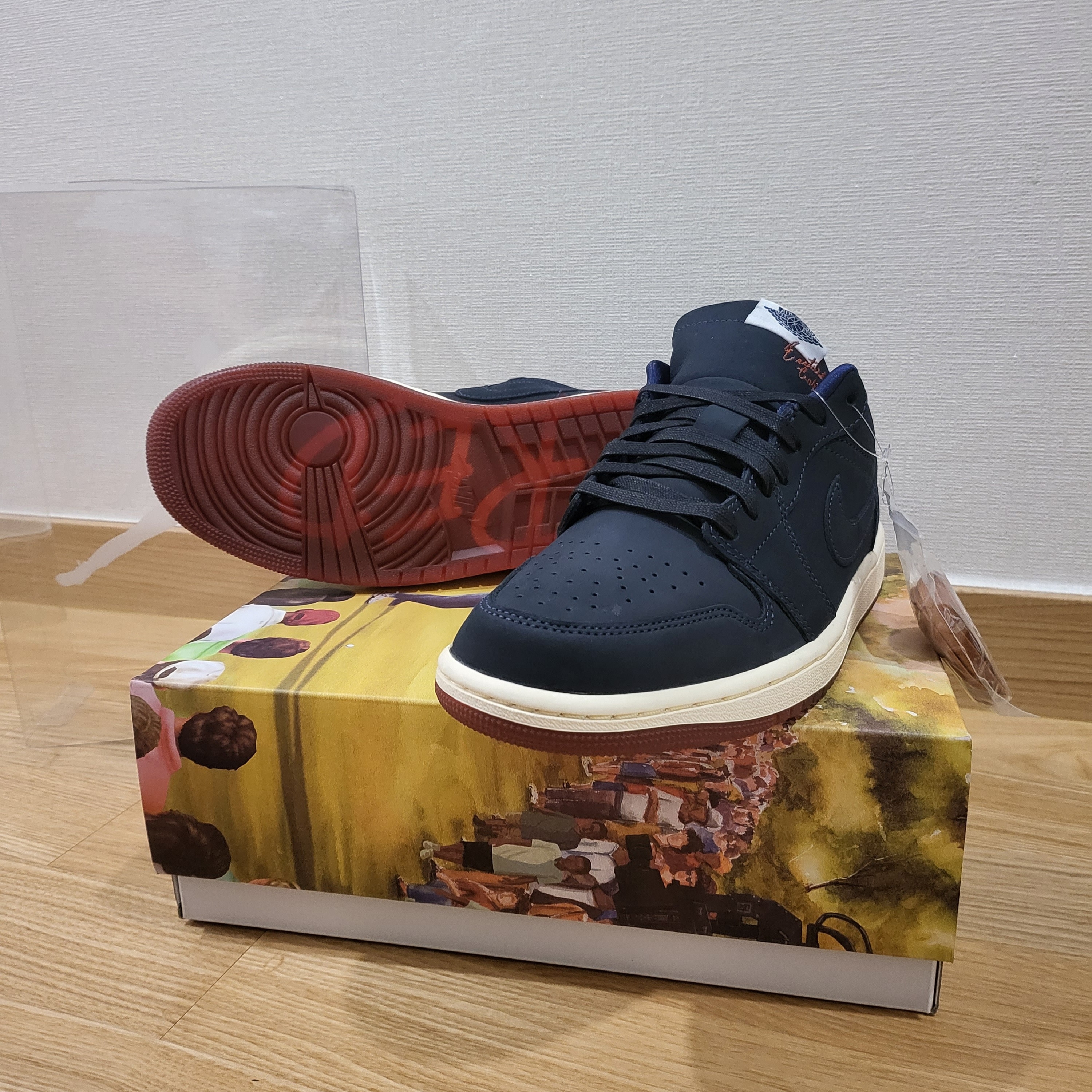 Jordan 1 x Eastside Golf Low Midnight Navy 착용 스타일 - 2