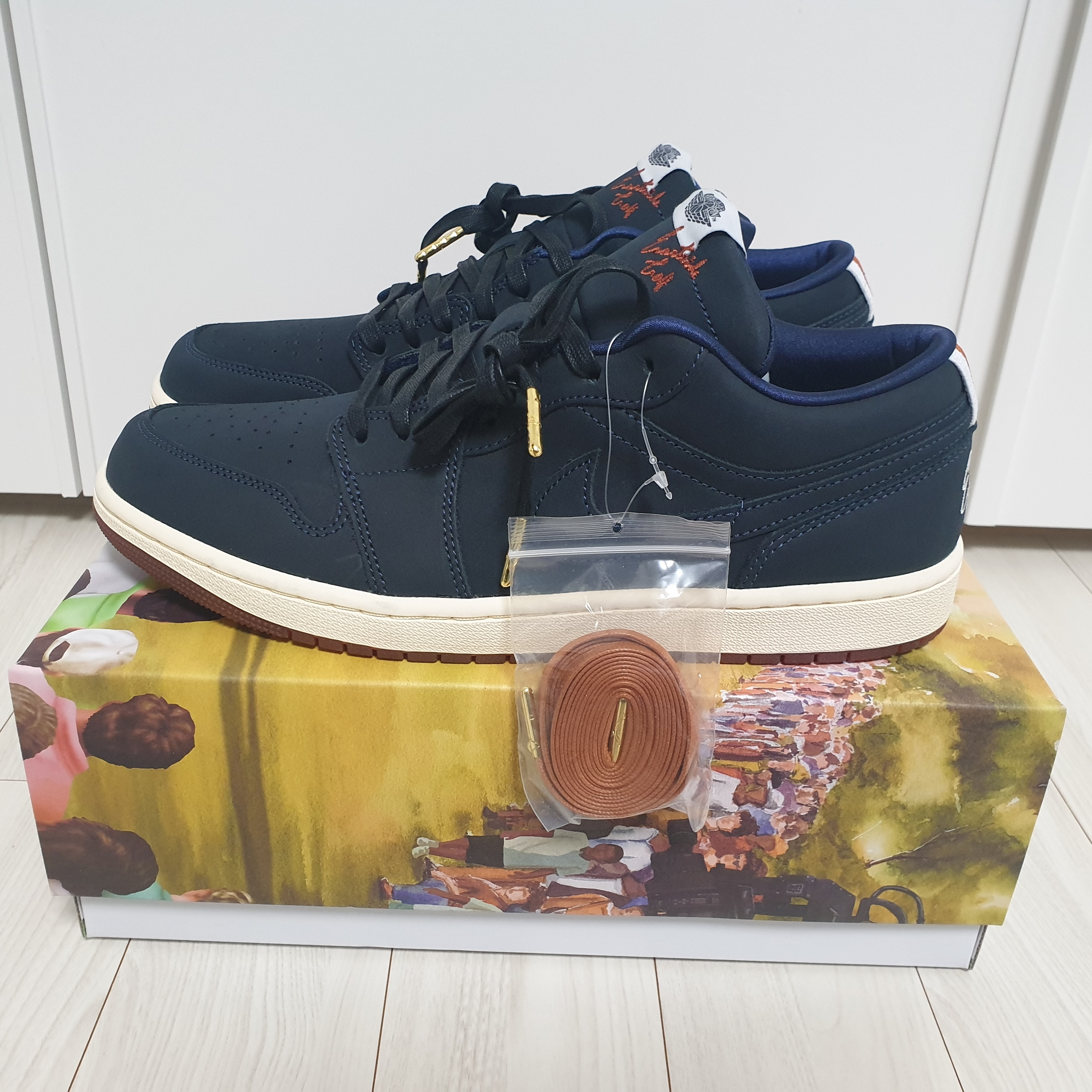 Jordan 1 x Eastside Golf Low Midnight Navy 착용 스타일 - 2