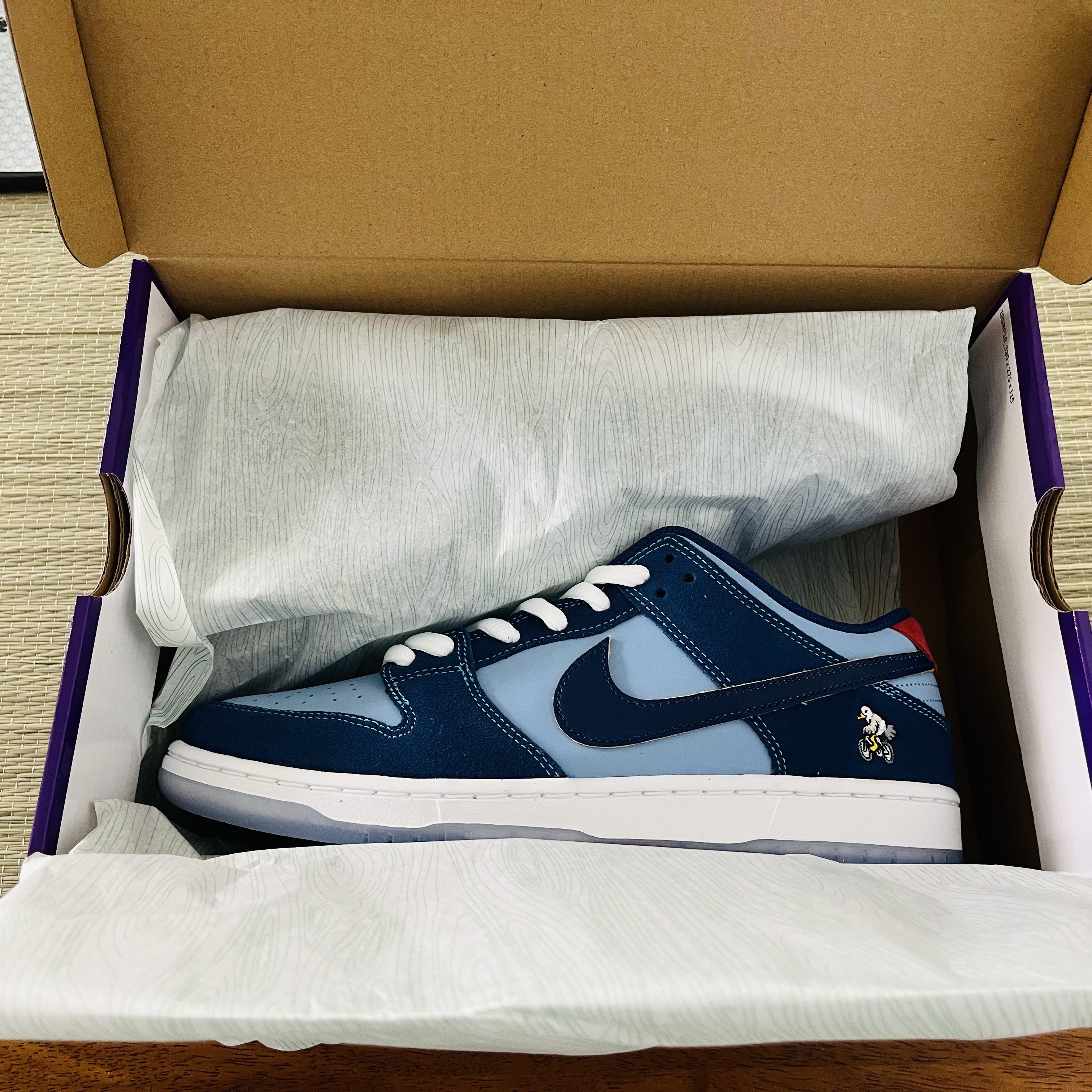 Nike x Why So Sad? SB Dunk Low Pro Coastal Blue 착용 스타일