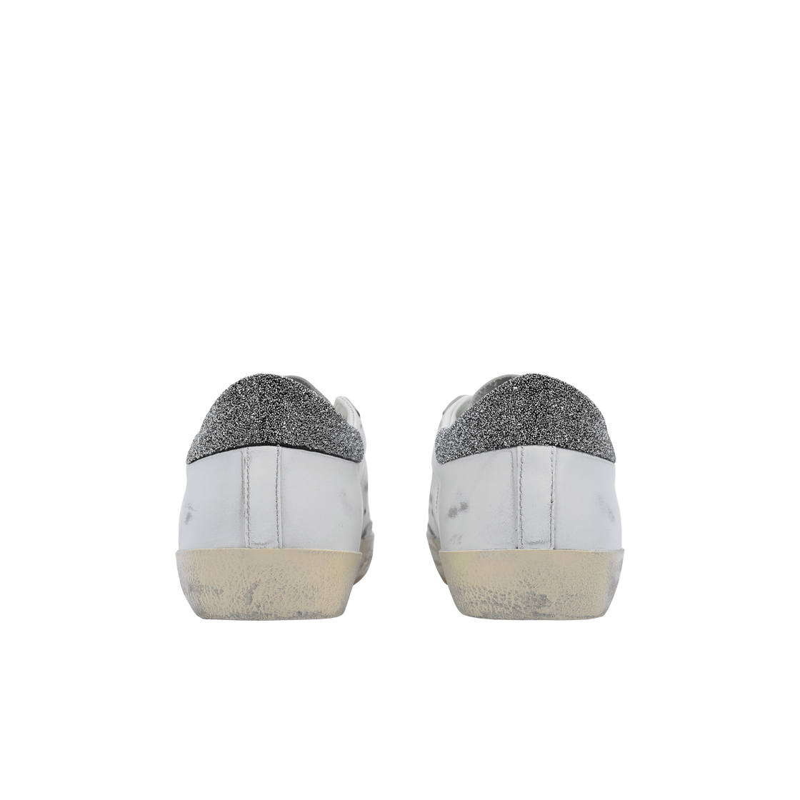 (W) 골든구스 슈퍼스타 화이트 실버탭 스니커즈((W) Golden Goose Superstar White Silver Heel Tab Sneakers) - 4