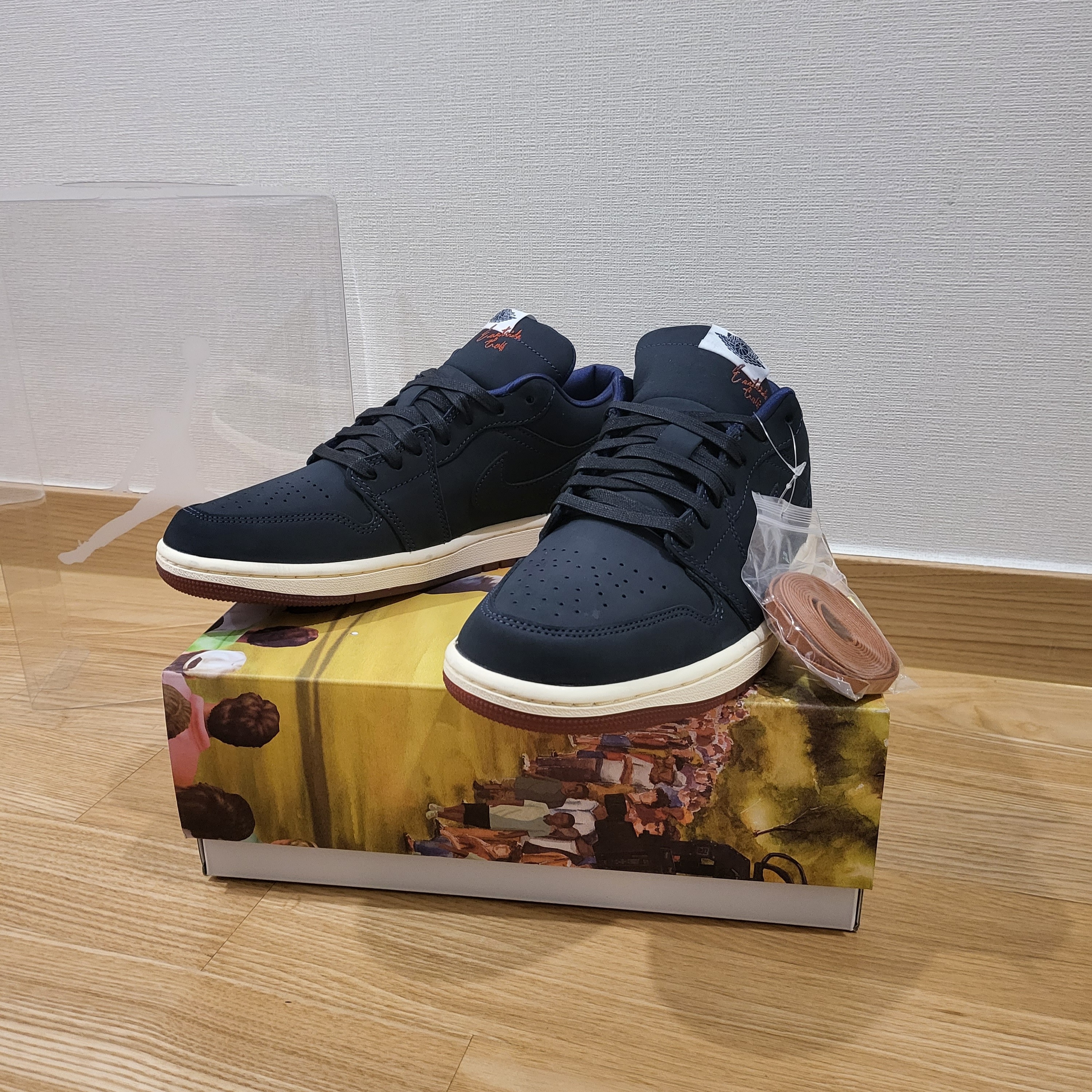 Jordan 1 x Eastside Golf Low Midnight Navy 착용 스타일 - 1