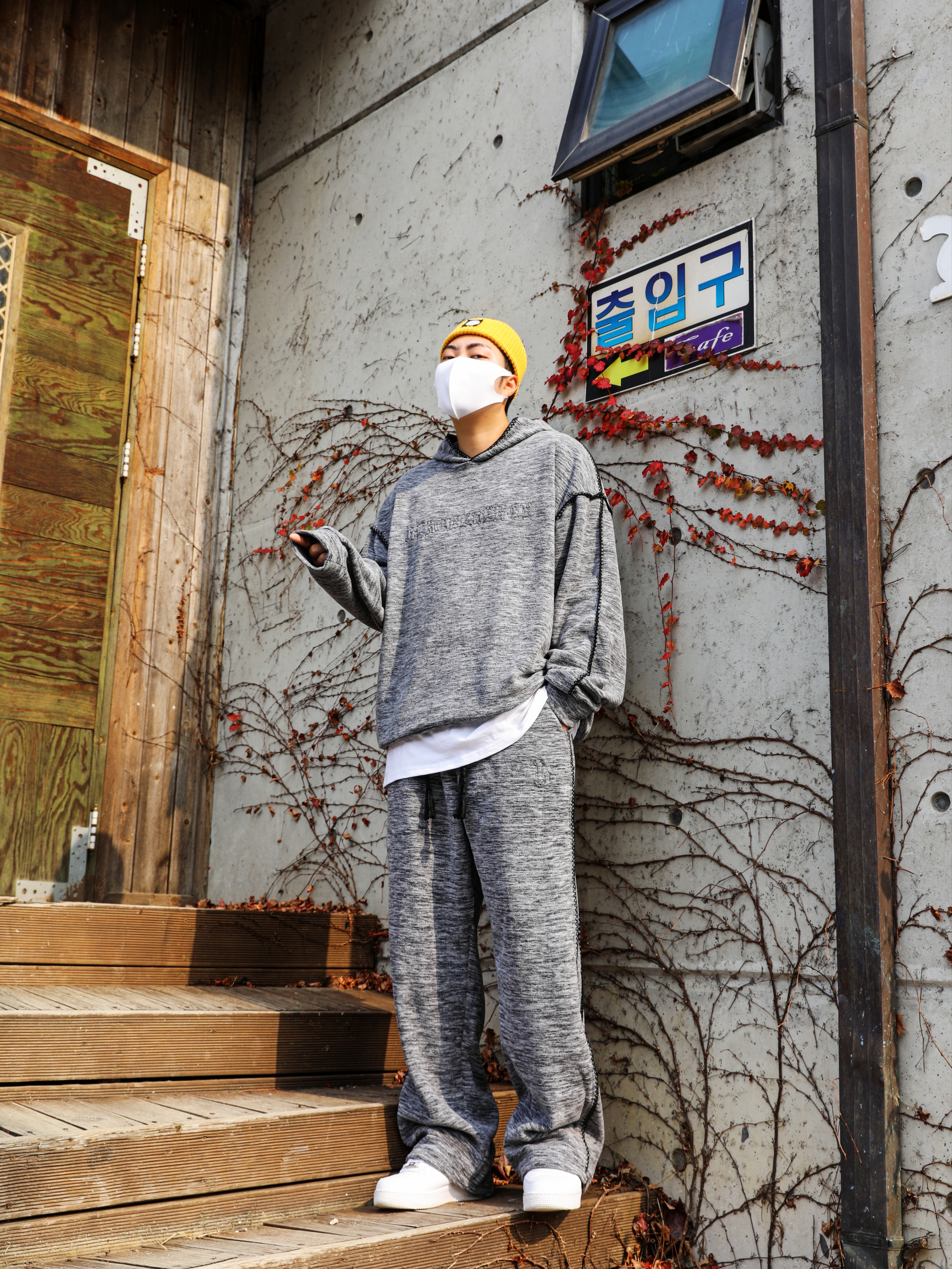 Nike Air Force 1 '07 Low White 착용 스타일 - 2