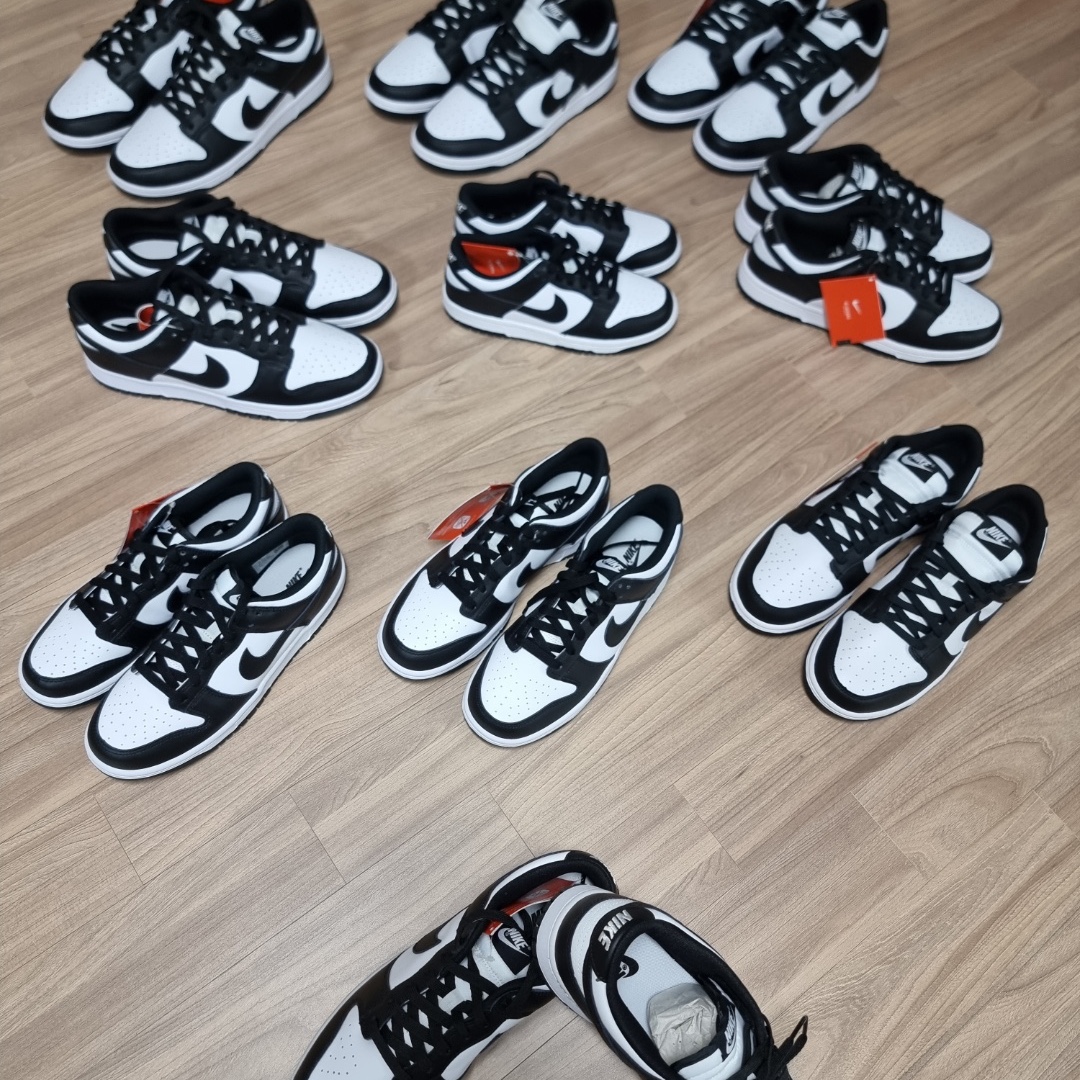 Nike Dunk Low Retro Black, (W) Nike Dunk Low Black 착용 스타일 - 4