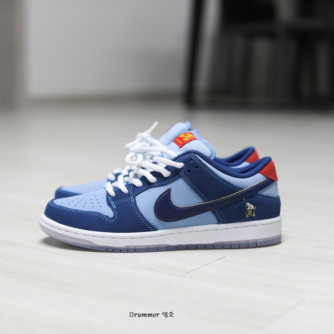 Nike x Why So Sad? SB Dunk Low Pro Coastal Blue 착용 스타일