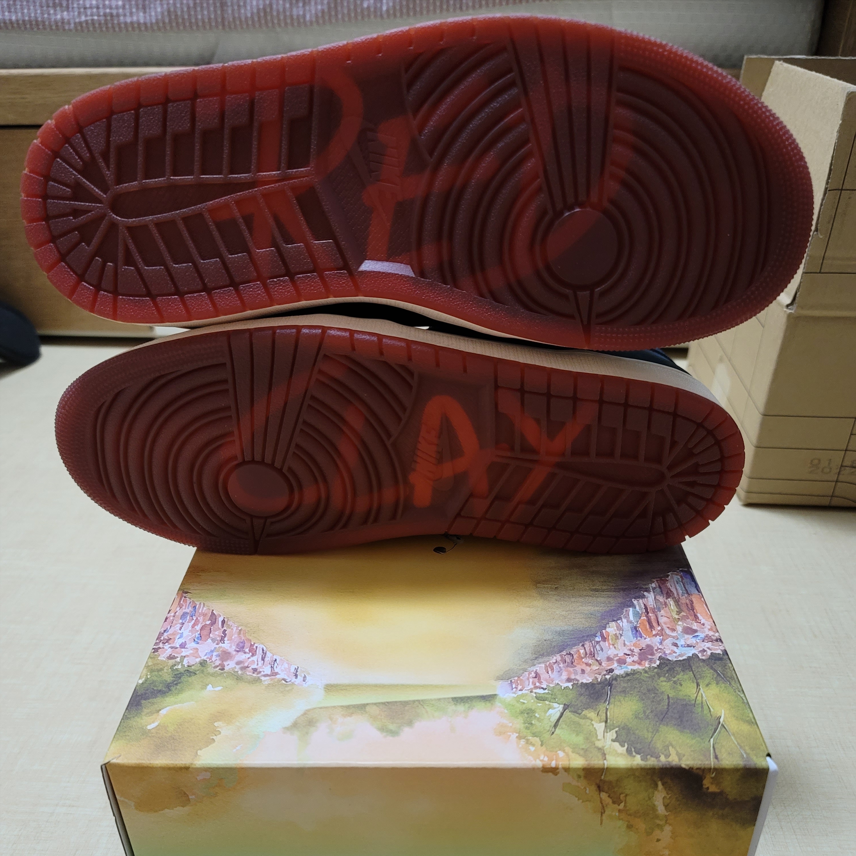 Jordan 1 x Eastside Golf Low Midnight Navy 착용 스타일 - 3