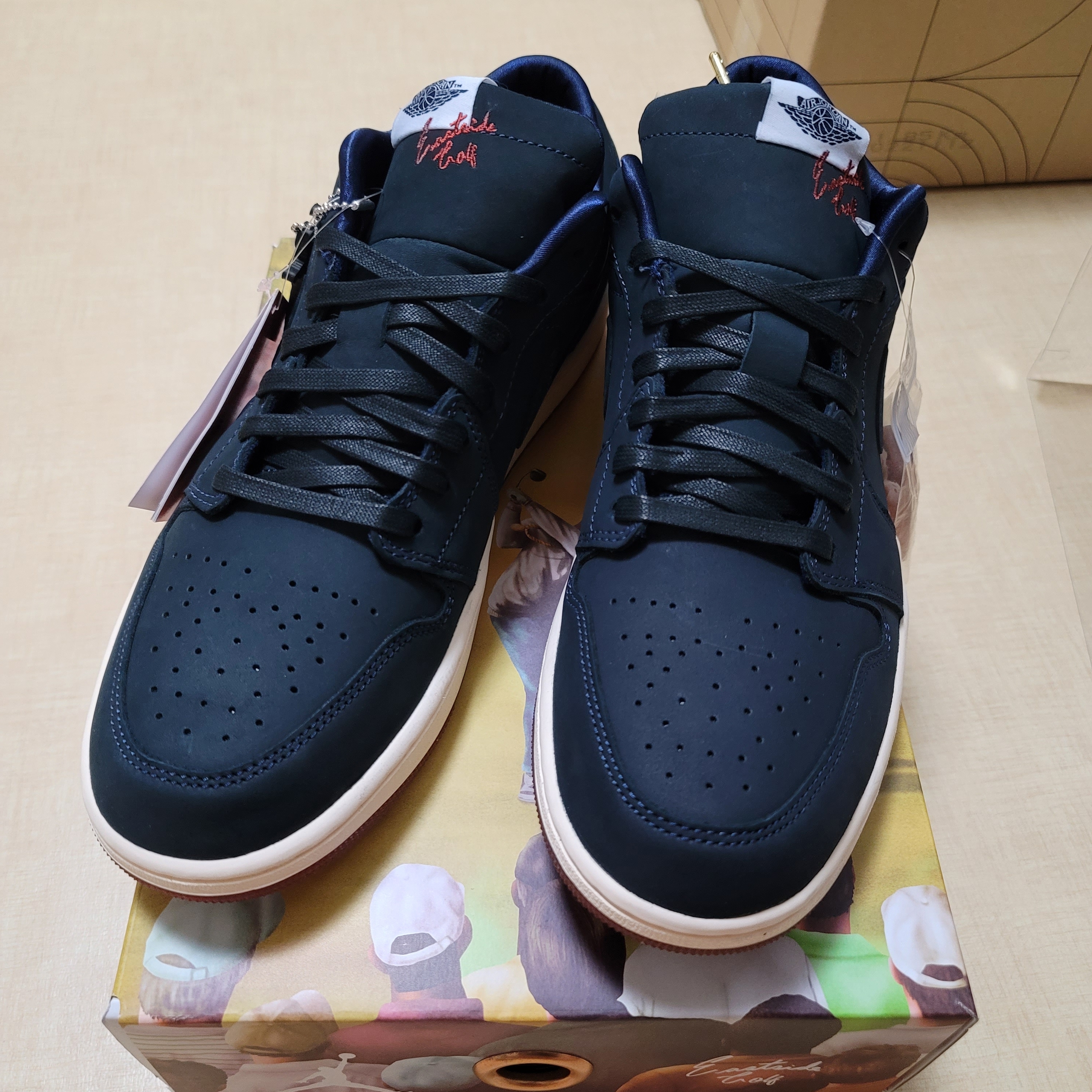 Jordan 1 x Eastside Golf Low Midnight Navy 착용 스타일 - 4