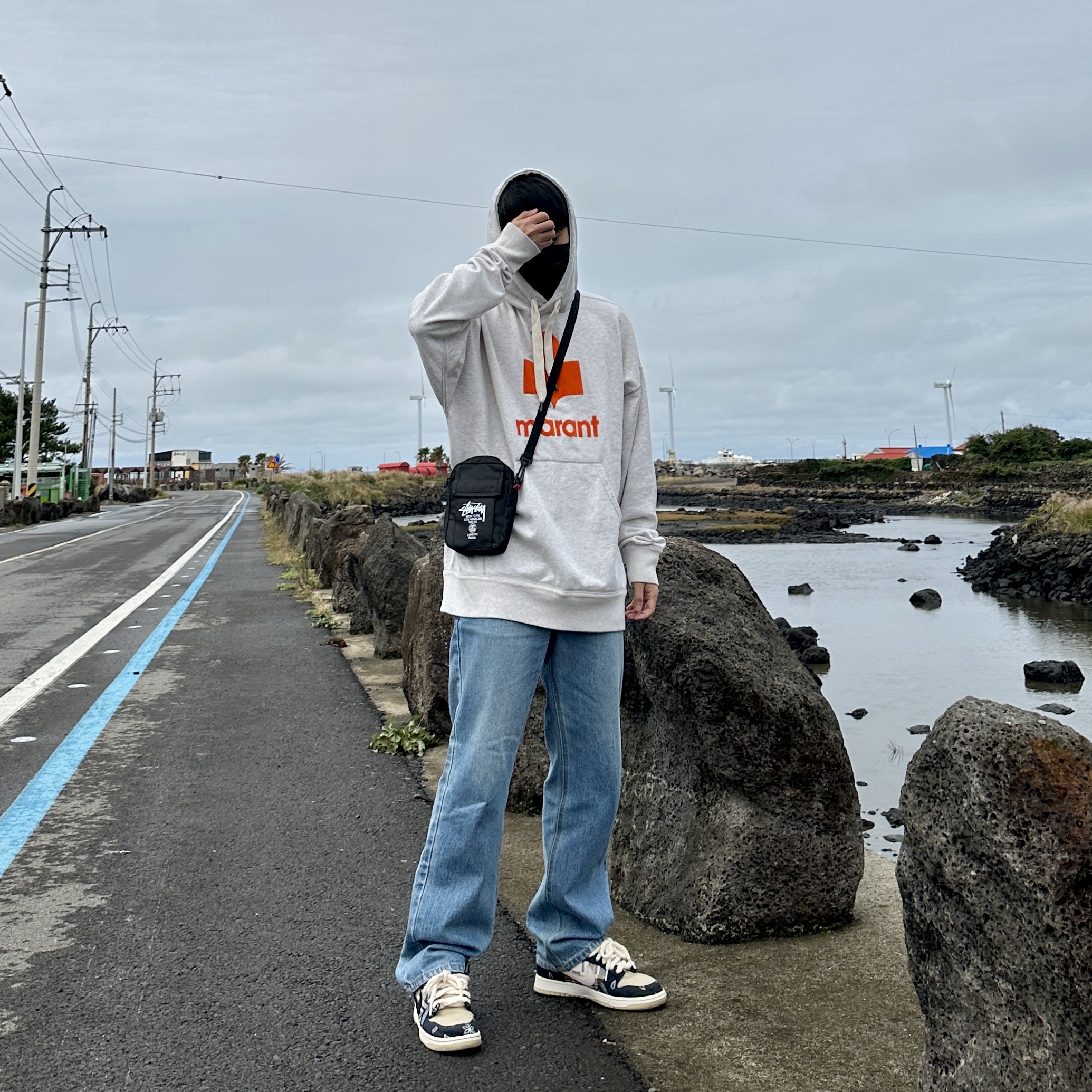 Isabel Marant Miley Hoodie Ecru - 22FW, Nike x Travis Scott SB Dunk Low 착용 스타일