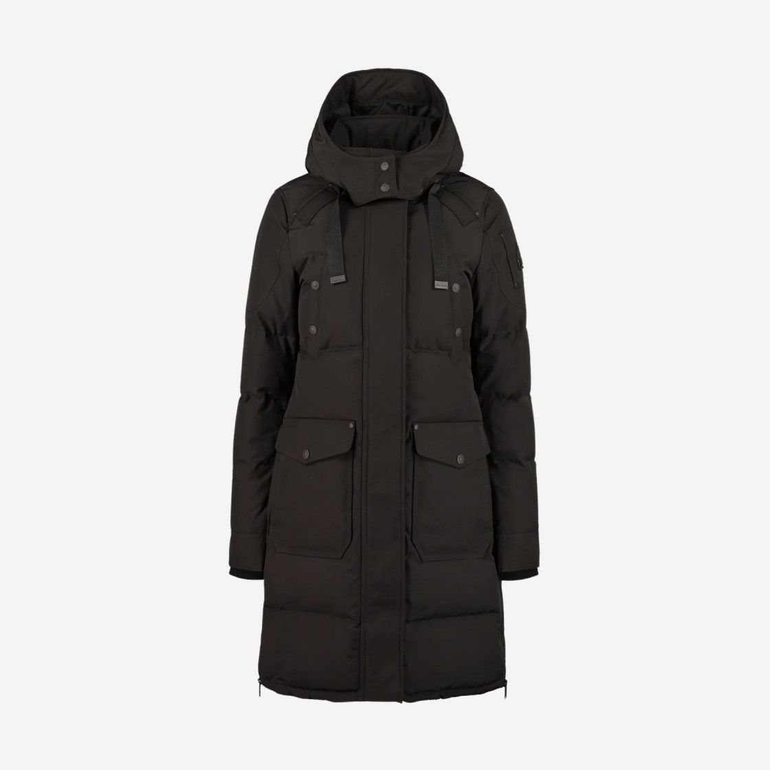 (W) Moose Knuckles Onyx Bonaventure Parka Black 상세 이미지 1