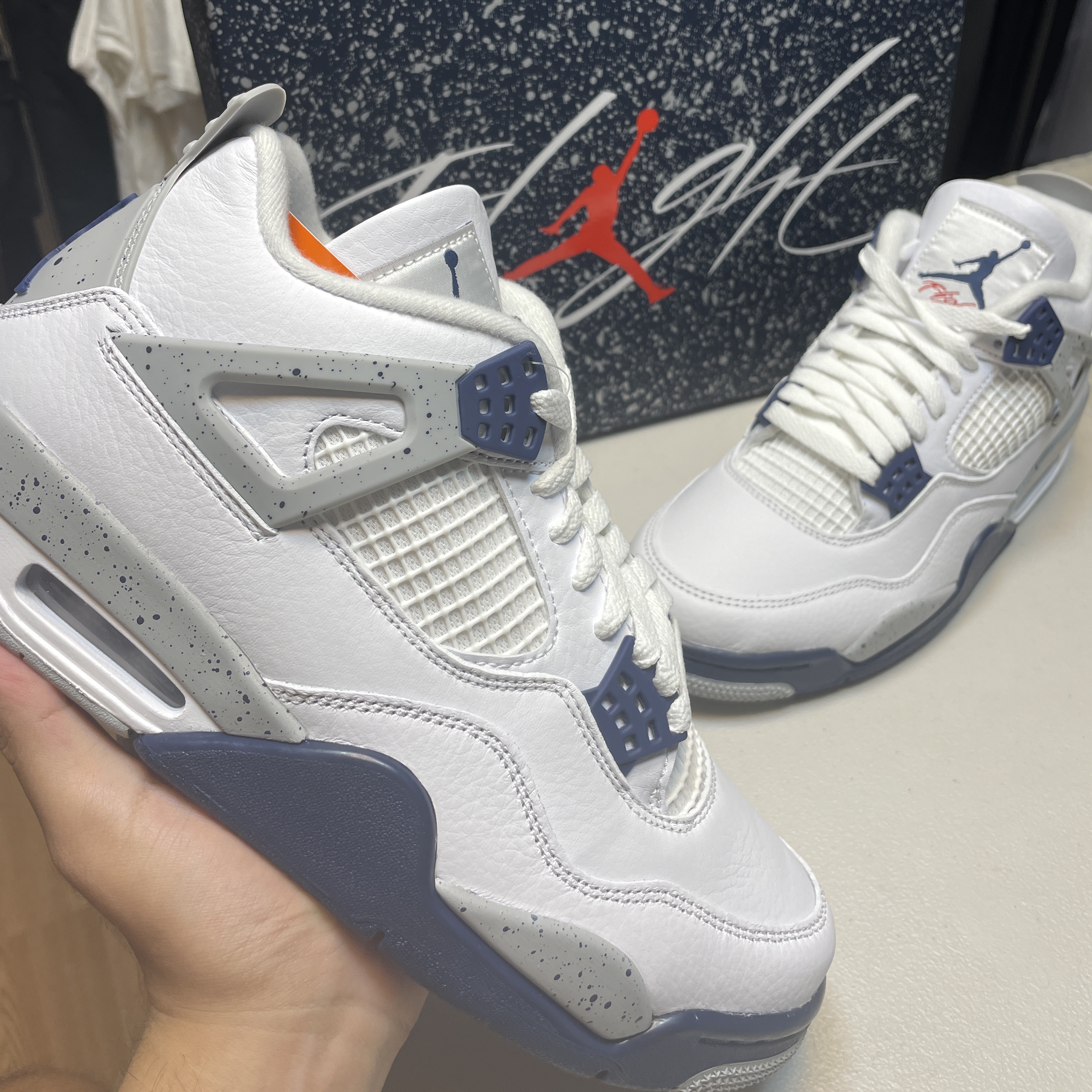 Jordan 4 Retro Midnight Navy 착용 스타일
