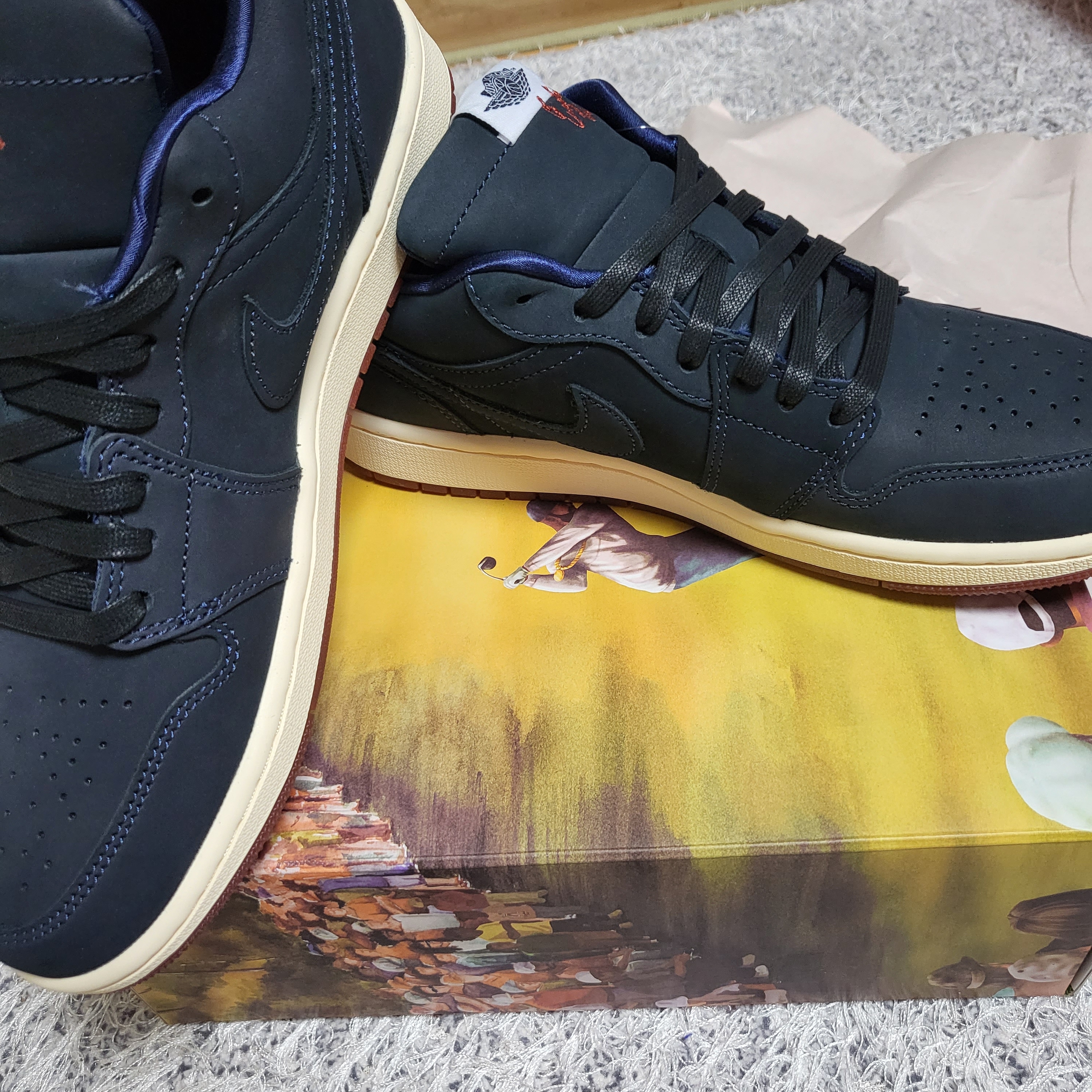 Jordan 1 x Eastside Golf Low Midnight Navy 착용 스타일 - 4