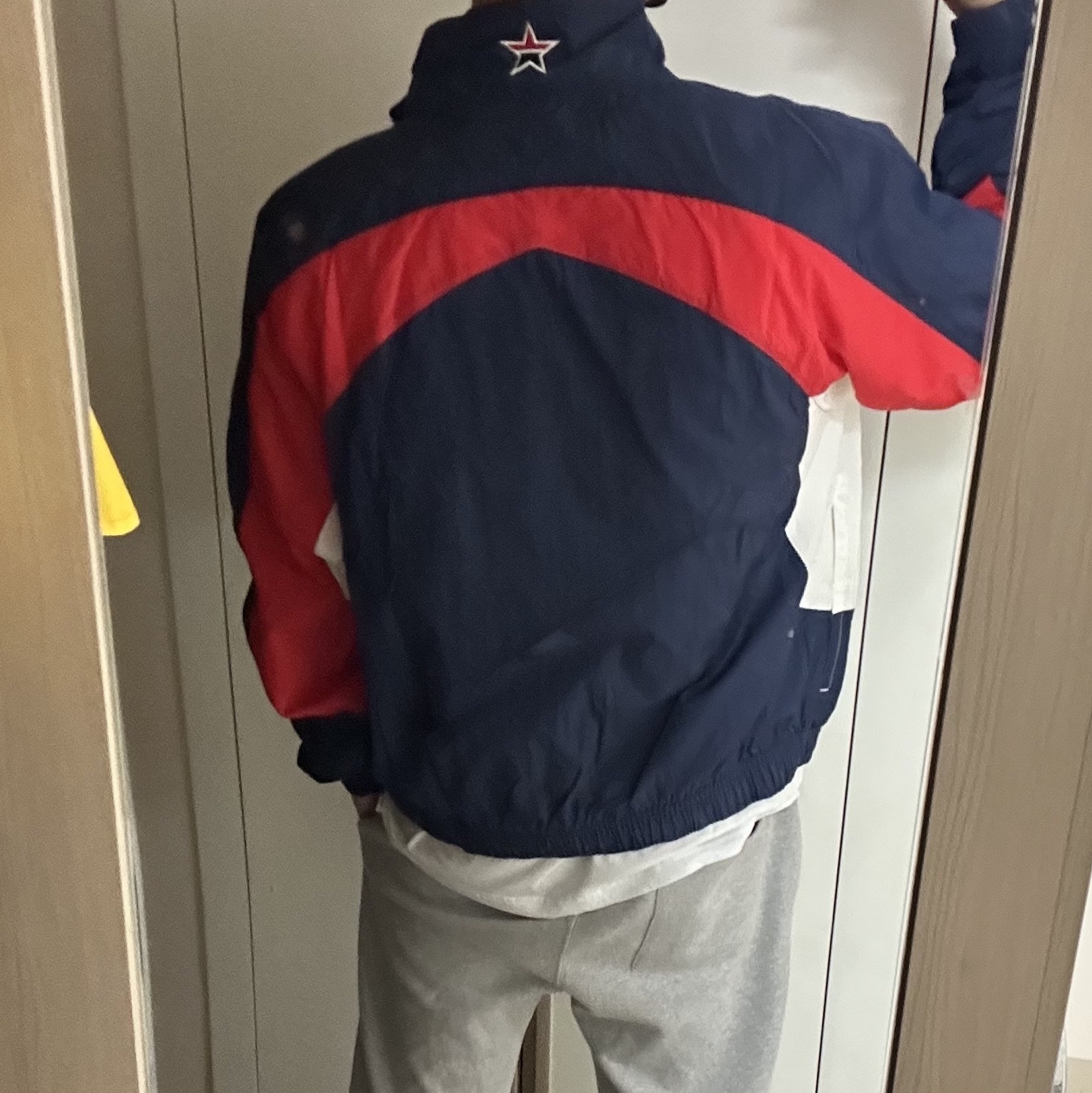 Jordan x Trophy Room Wooven Jacket Midnight Navy - Asia 착용 스타일 - 2