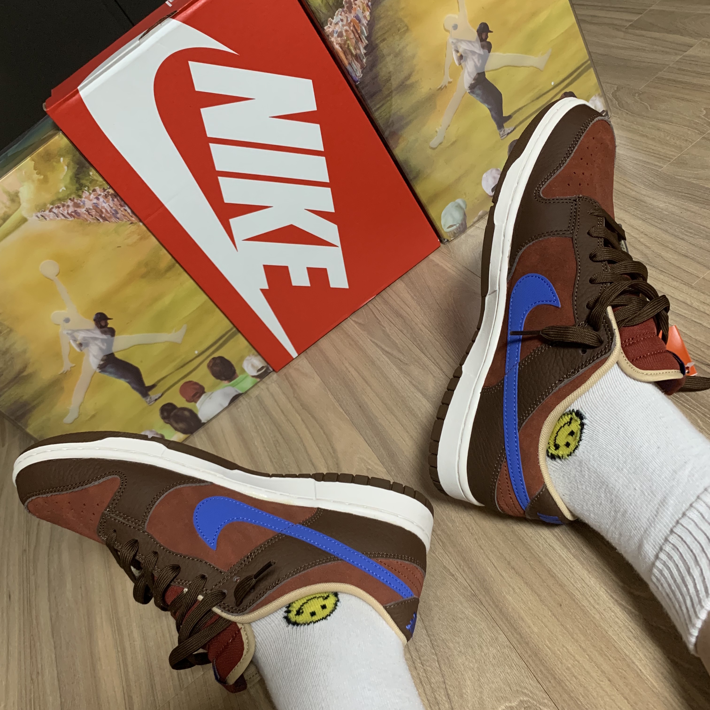Nike Dunk Low Retro PRM Mars Stone 착용 스타일 - 1