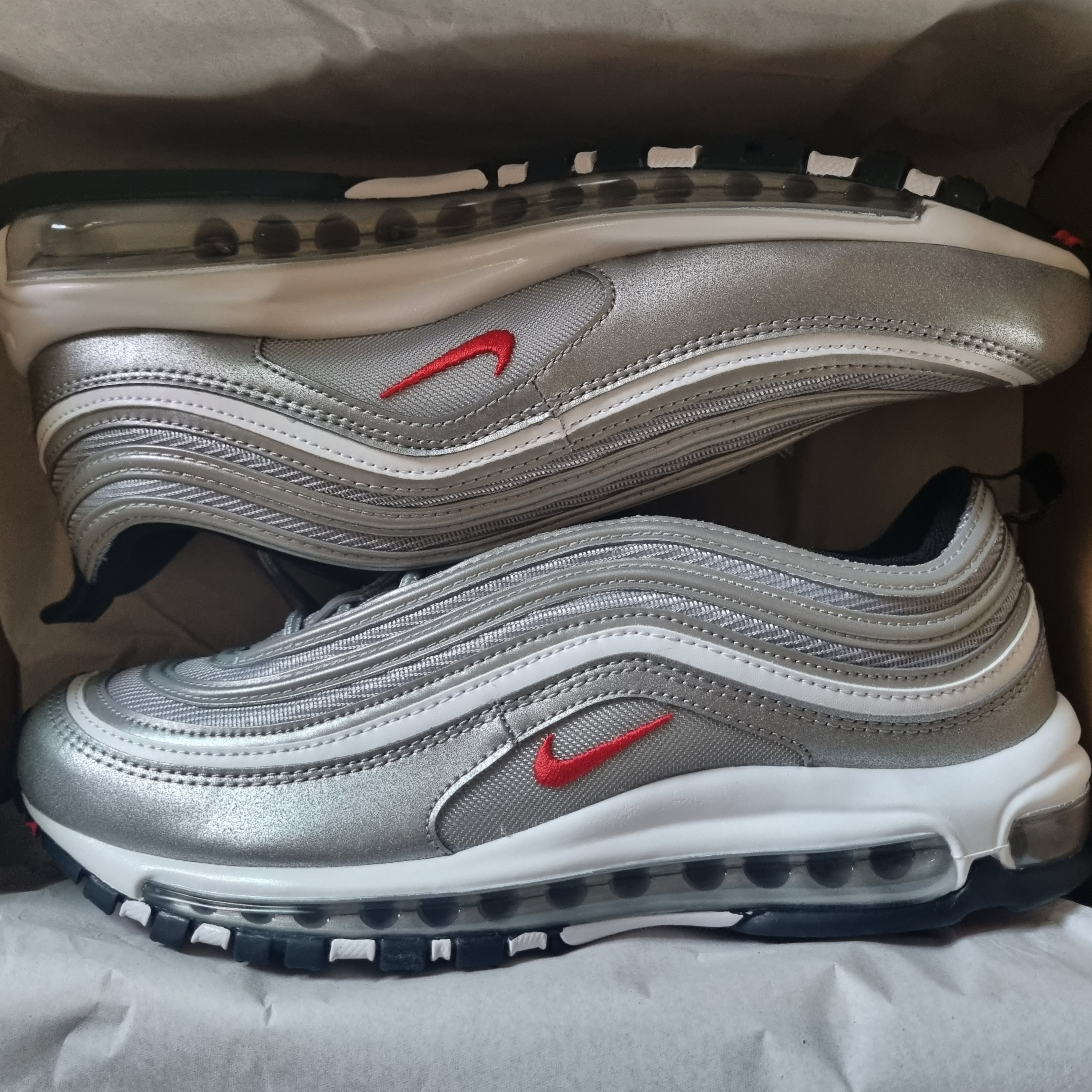 Nike Air Max 97 OG Silver Bullet 2022 착용 스타일