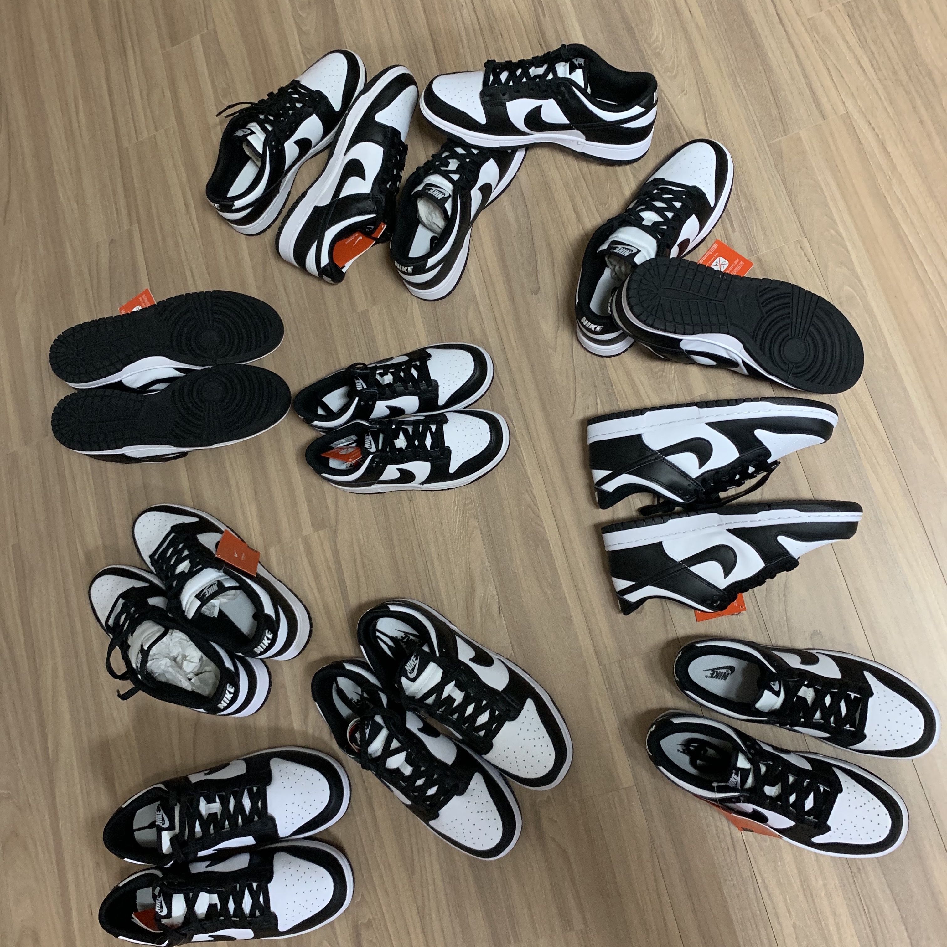 Nike Dunk Low Retro Black, (W) Nike Dunk Low Black 착용 스타일 - 5