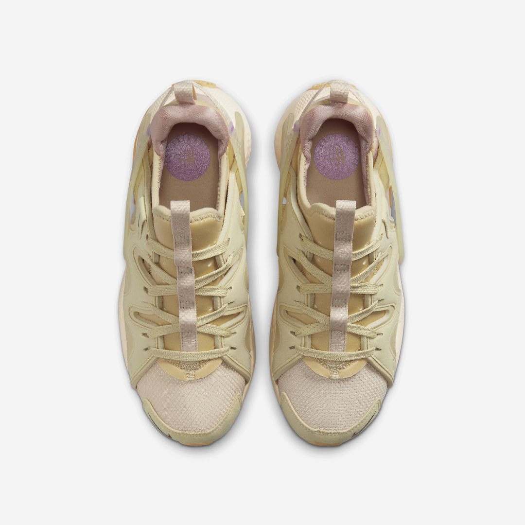 Nike x Stussy Air Huarache LE Desert Oak, Nike Air Huarache Black and White 착용 스타일 - 4