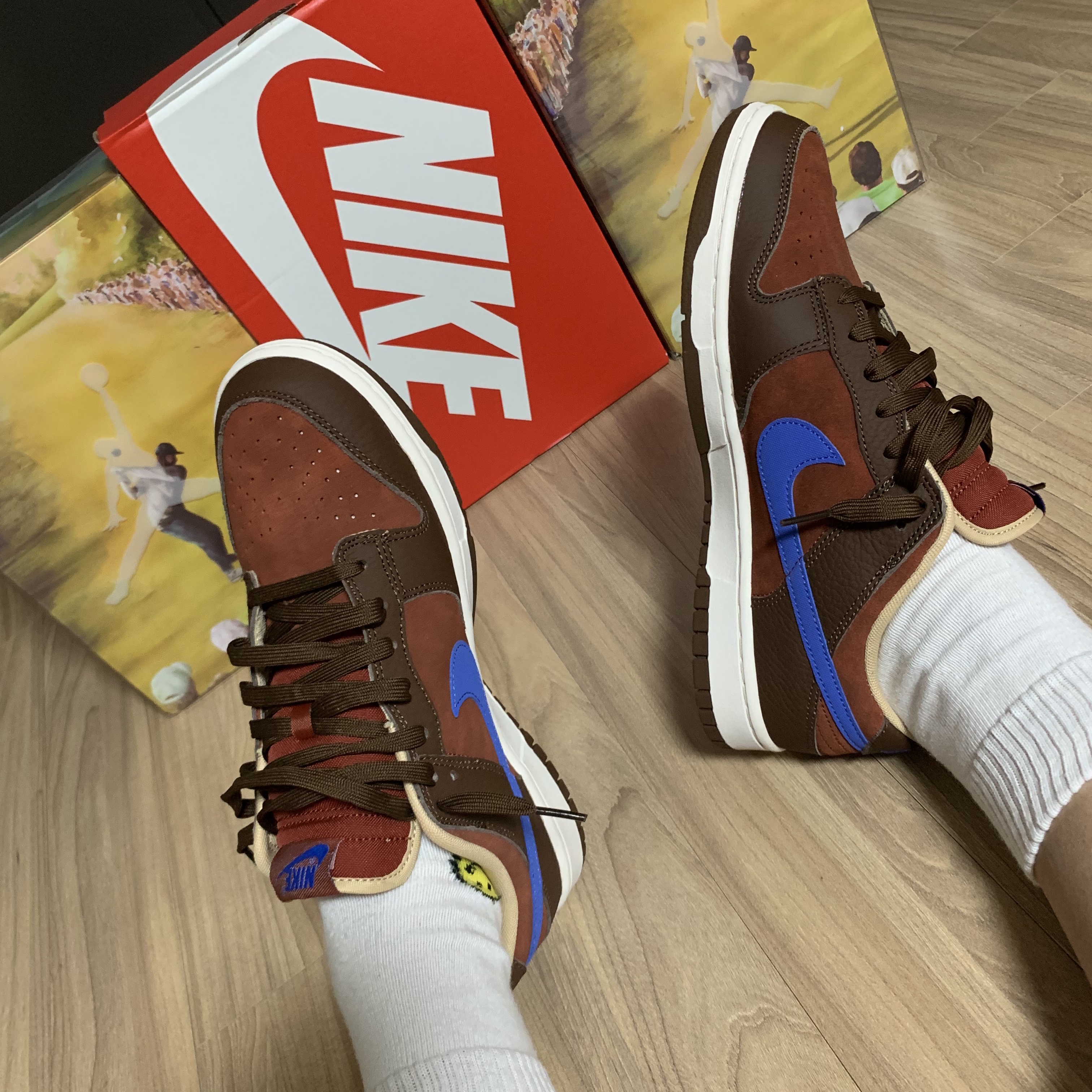 Nike Dunk Low Retro PRM Mars Stone 착용 스타일 - 2