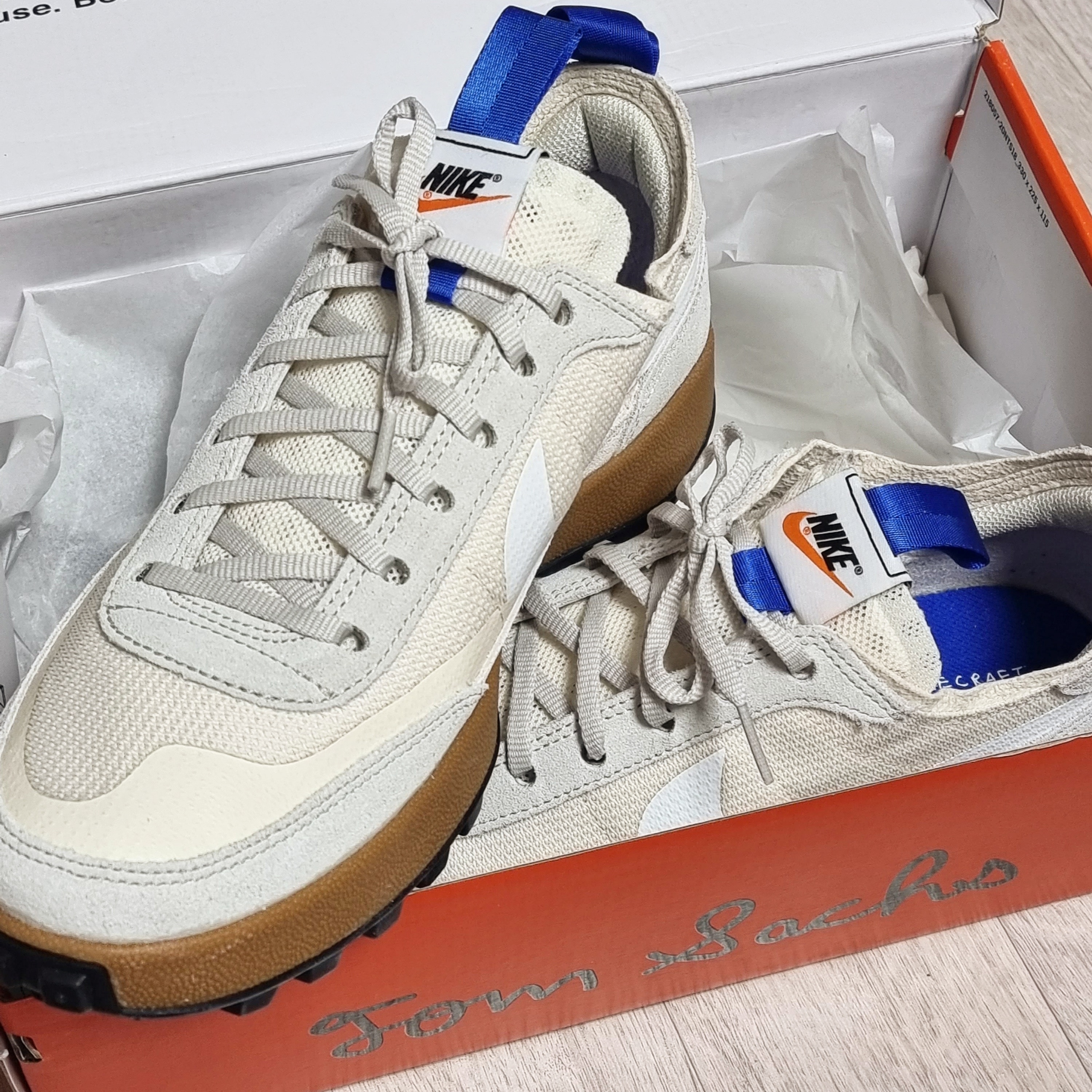 Nike x Tom Sachs General Purpose Shoe Light Cream 착용 스타일