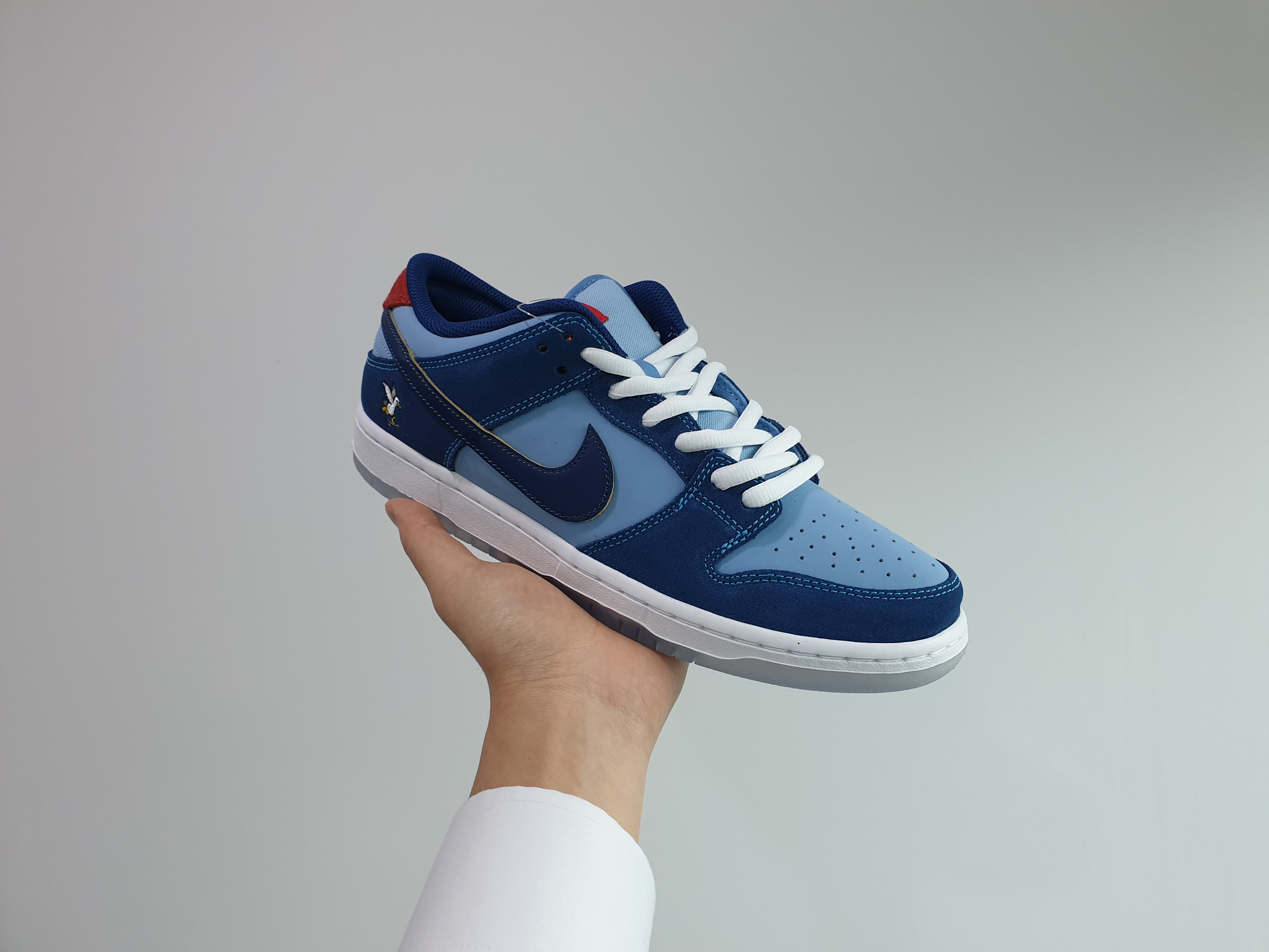 Nike x Why So Sad? SB Dunk Low Pro Coastal Blue 착용 스타일 - 1