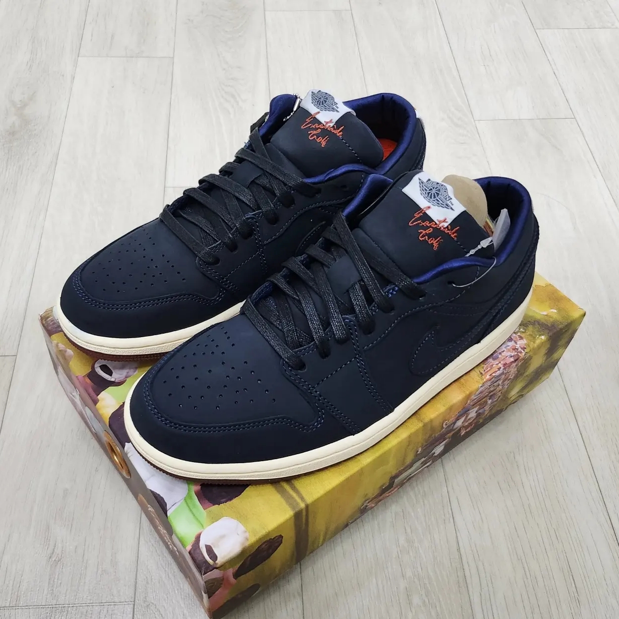 Jordan 1 x Eastside Golf Low Midnight Navy 착용 스타일 - 2