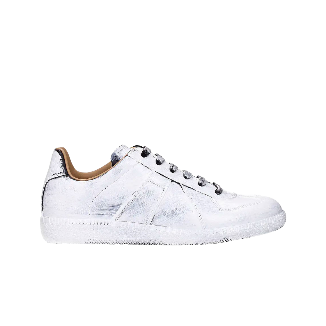 (W) 메종 마르지엘라 레플리카 페인트 스니커즈 화이트((W) Maison Margiela Replica Paint Sneakers White) - 1
