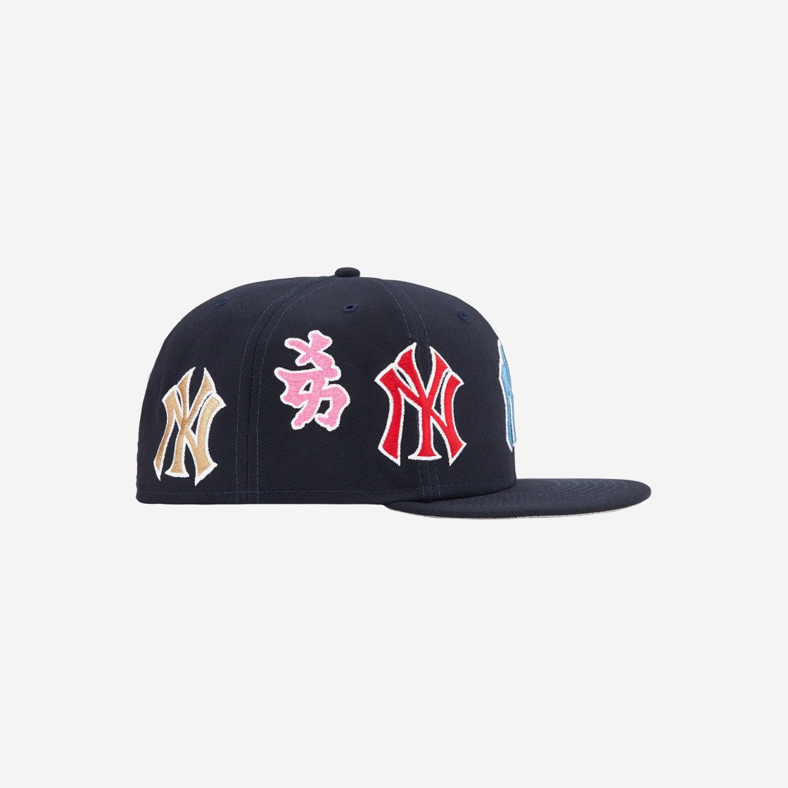 Supreme x New York Yankees Kanji New Era Navy - 22FW 상세 이미지 2