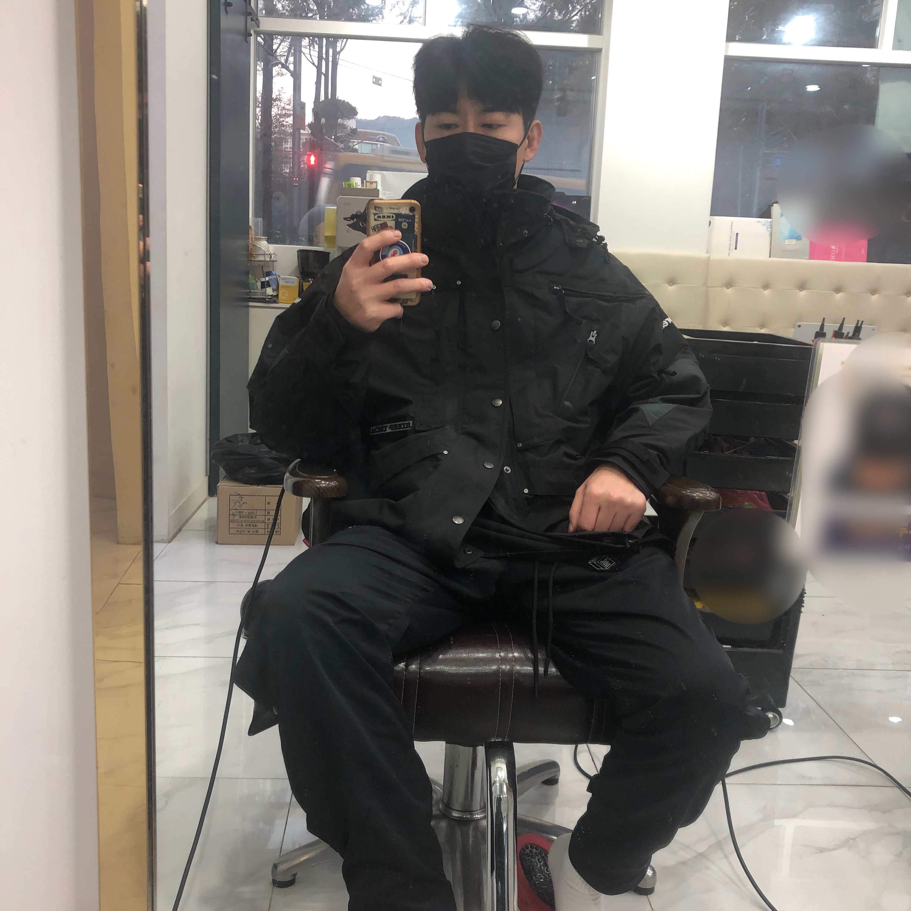 Supreme x The North Face Steep Tech Apogee Jacket Black - 22FW 착용 스타일 - 1