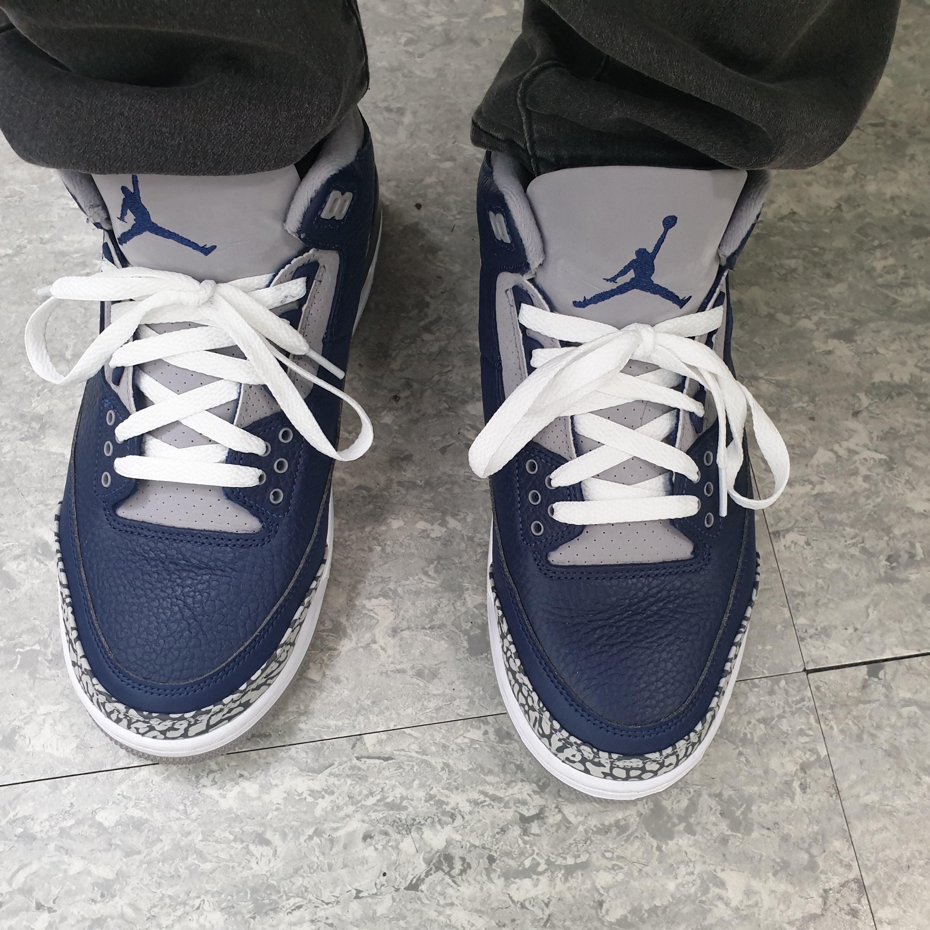 Jordan 3 Retro Midnight Navy 착용 스타일