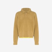 Jacquemus Le Polo Neve Fluffy Long Sleeve Beige