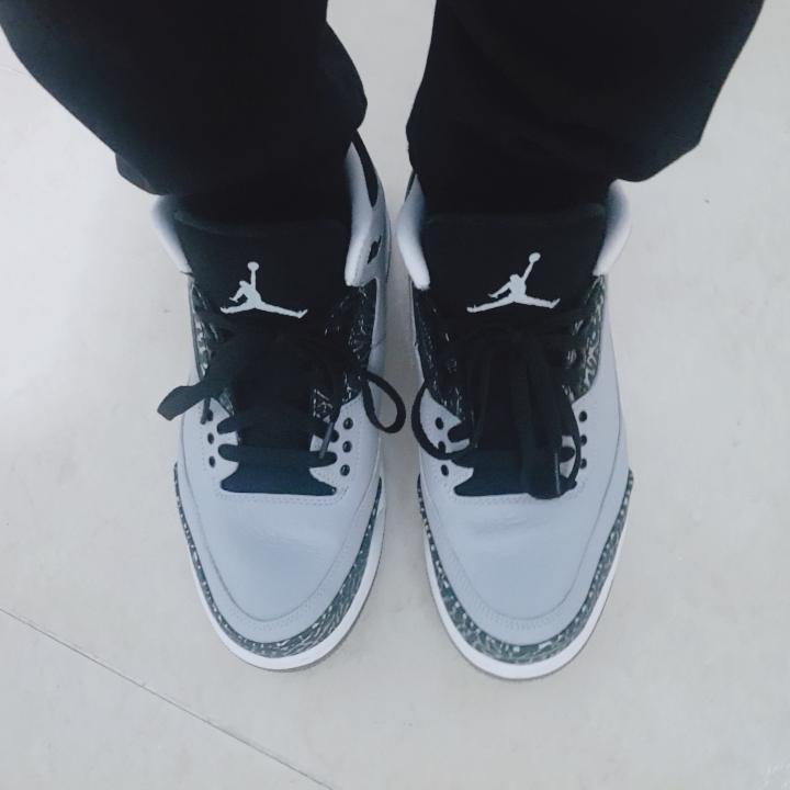 Jordan 3 Retro Wolf Grey 착용 스타일