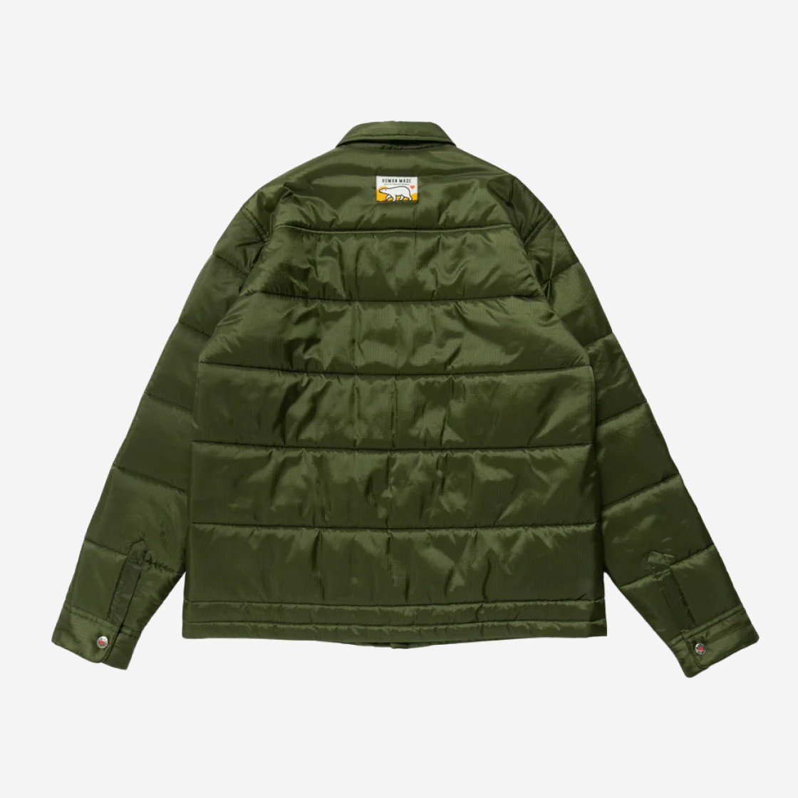 Human Made Quilted Shirt Jacket Olive Drab 상세 이미지 2