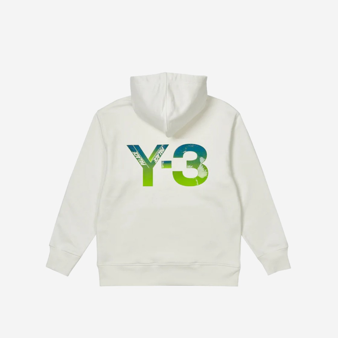 Palace x Y-3 Logo Hoodie White - 22FW 상세 이미지 2