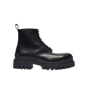 Balenciaga Strike 20mm Lace-Up Boot Black