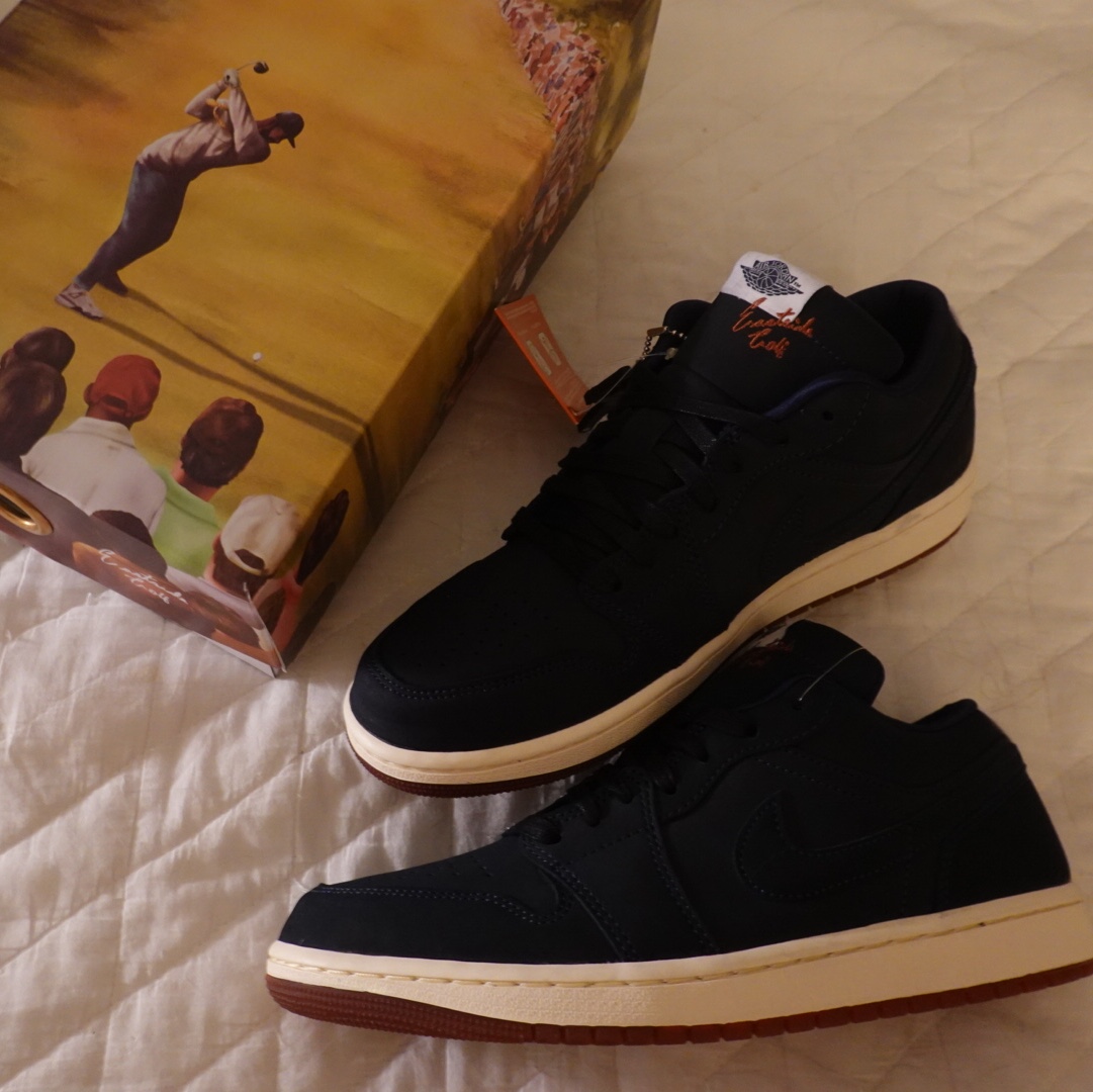 Jordan 1 x Eastside Golf Low Midnight Navy 착용 스타일 - 2