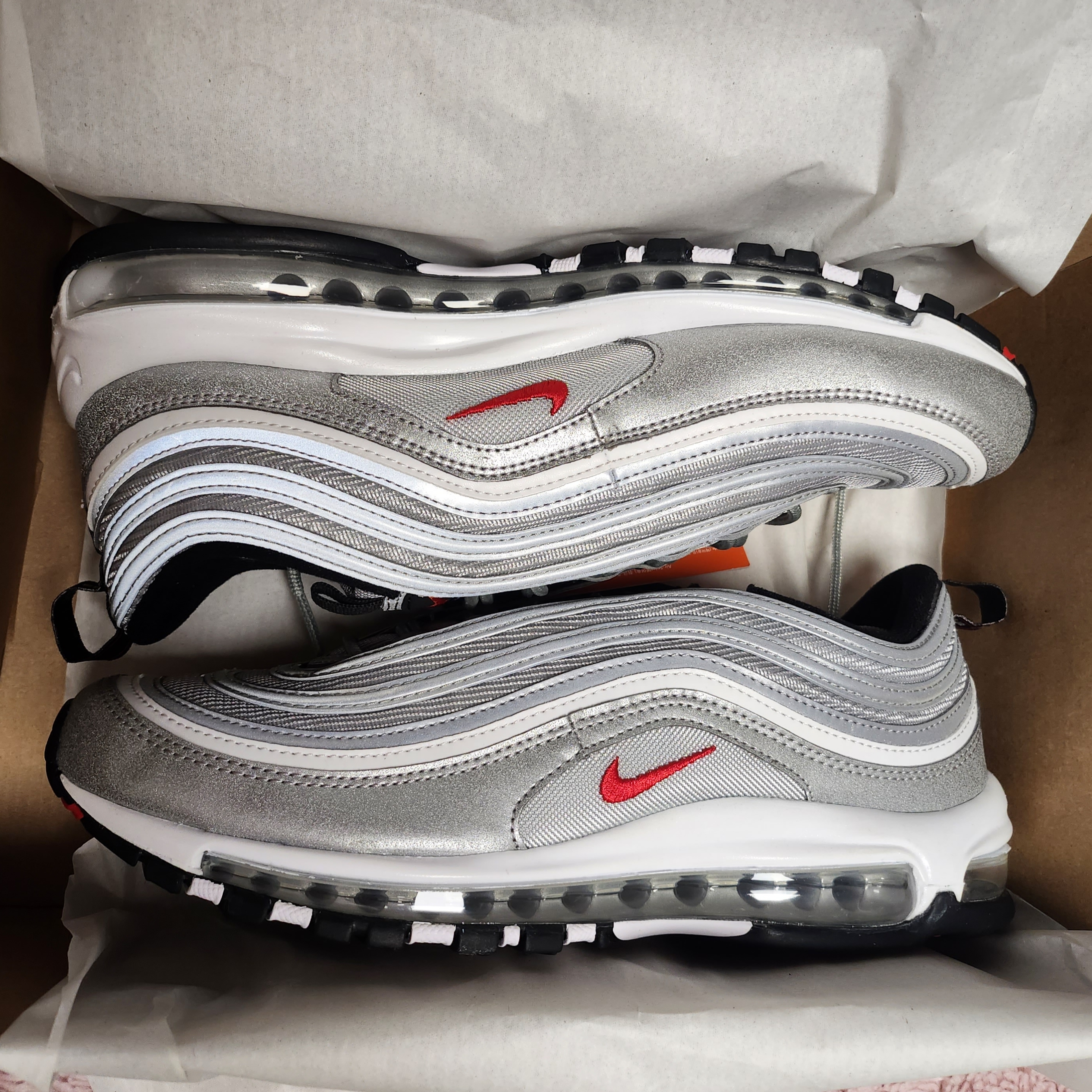 Nike Air Max 97 OG Silver Bullet 2022 착용 스타일 - 2
