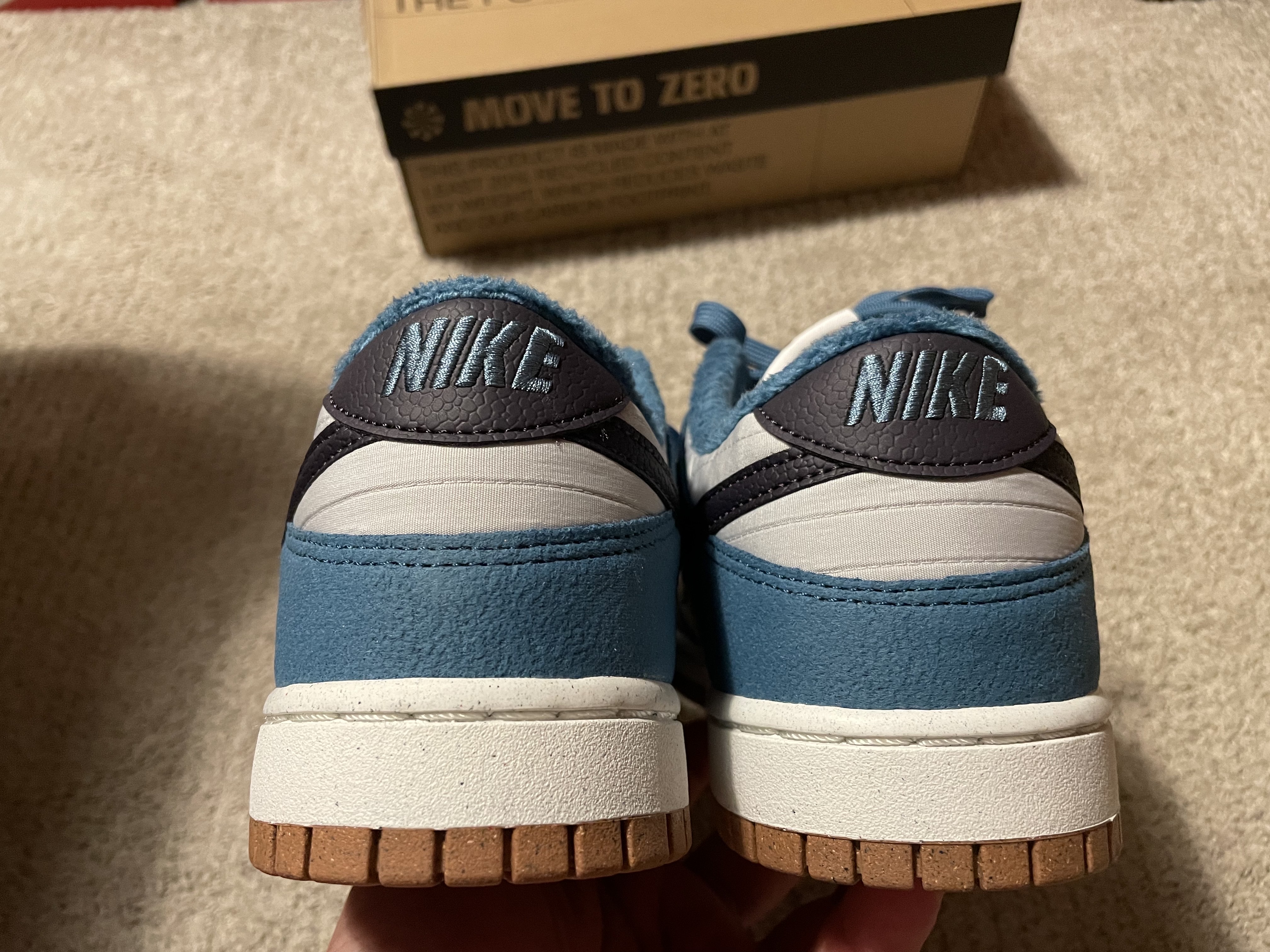 Nike Dunk Low Retro Next Nature Riftblue 착용 스타일 - 5