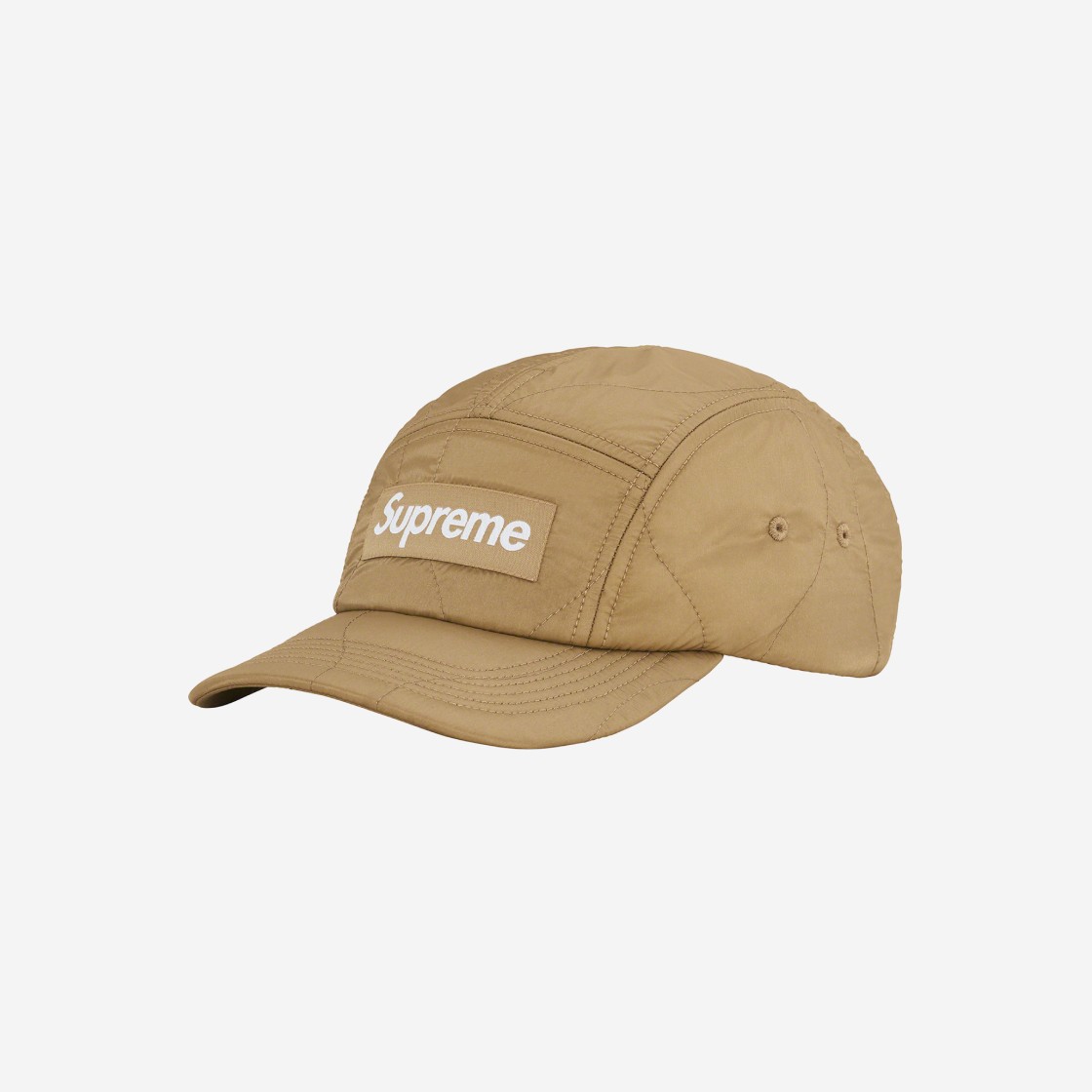 Supreme Quilted Liner Camp Cap Gold - 22FW 상세 이미지 1