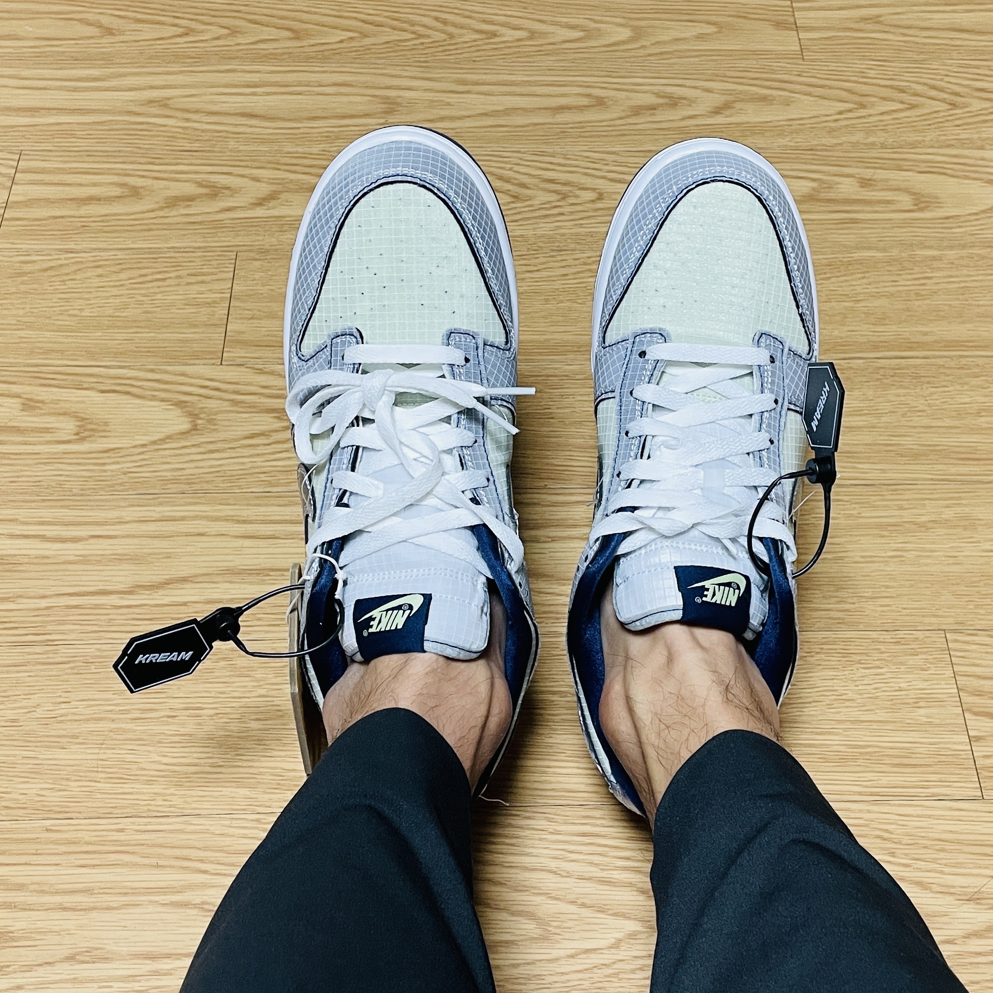 Nike x Union Dunk Low Passport Pack Pistachio 착용 스타일 - 3