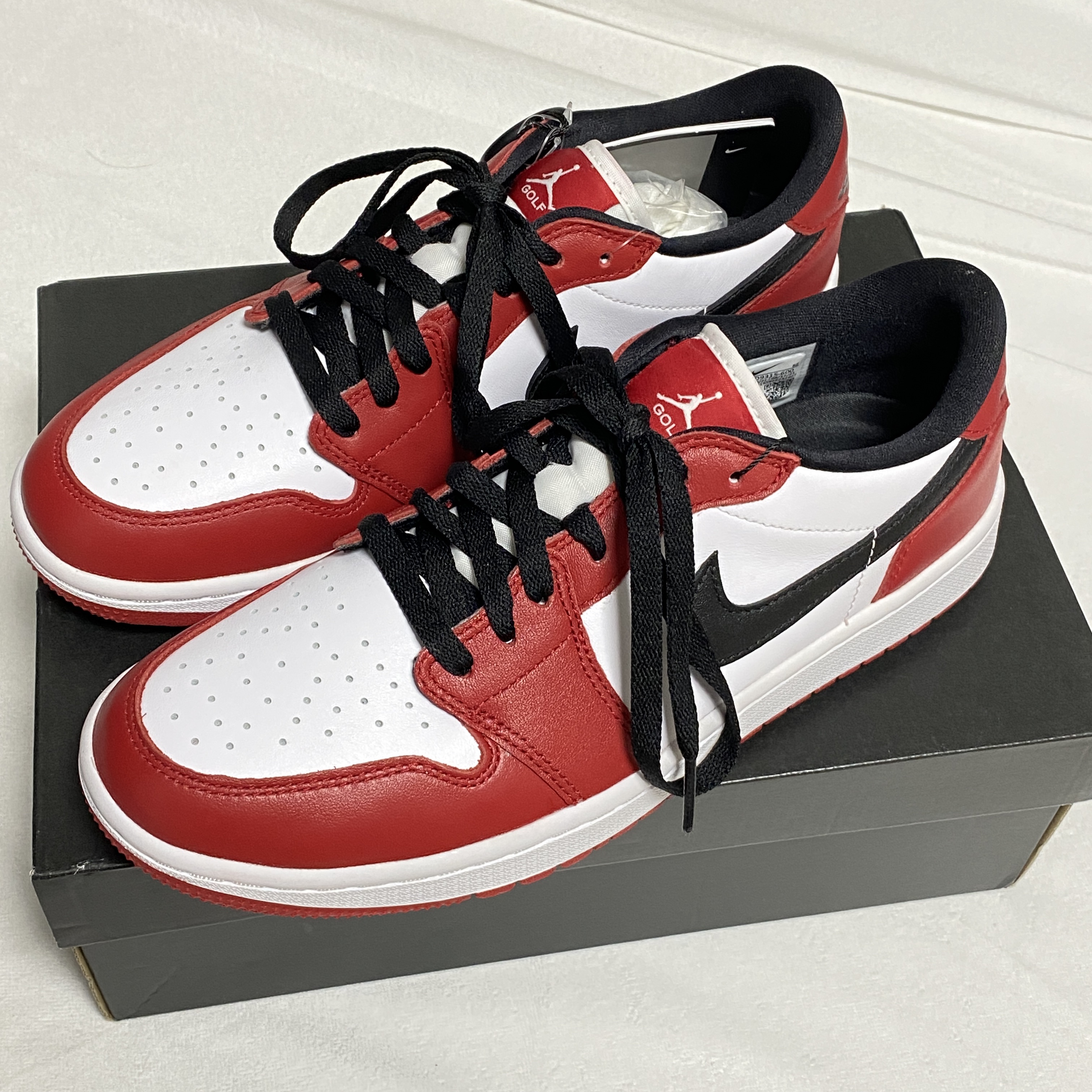 Jordan 1 Low Golf Chicago 착용 스타일 - 1