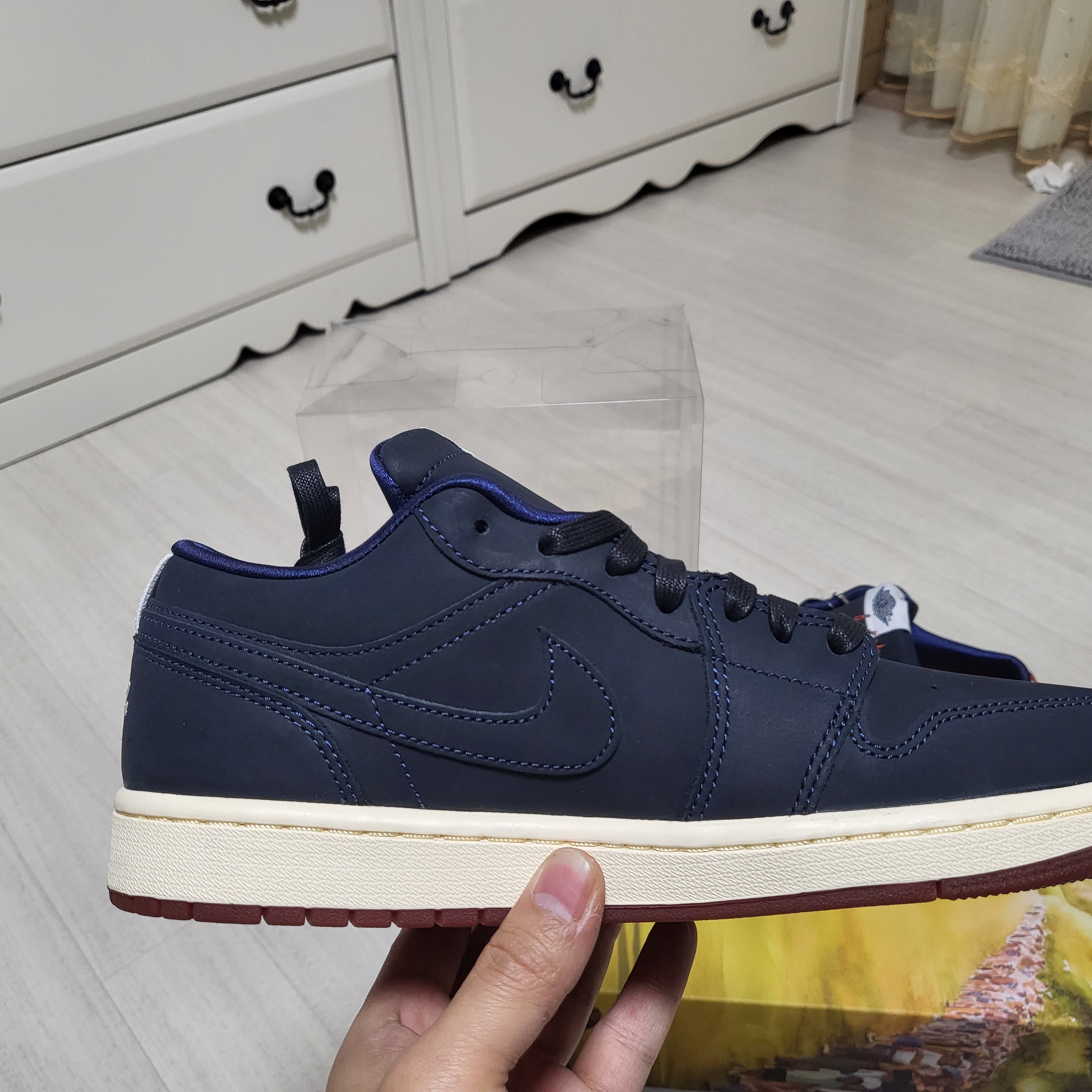 Jordan 1 x Eastside Golf Low Midnight Navy 착용 스타일 - 4
