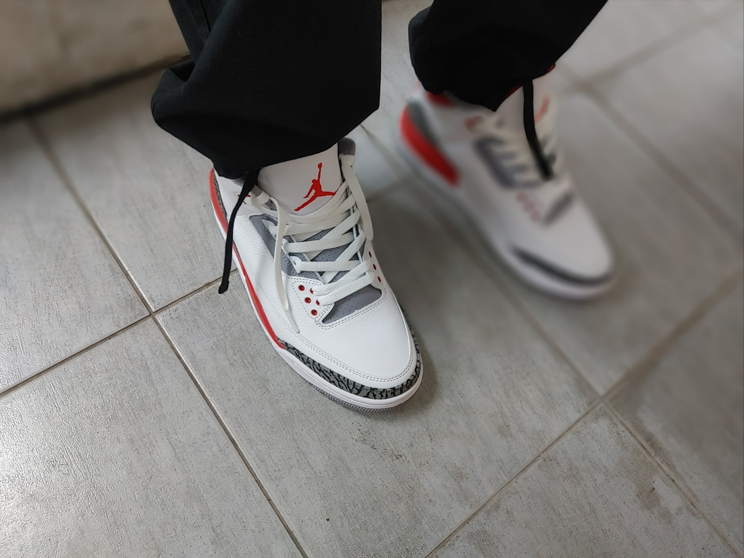 Jordan 3 Retro Fire Red 2022 착용 스타일