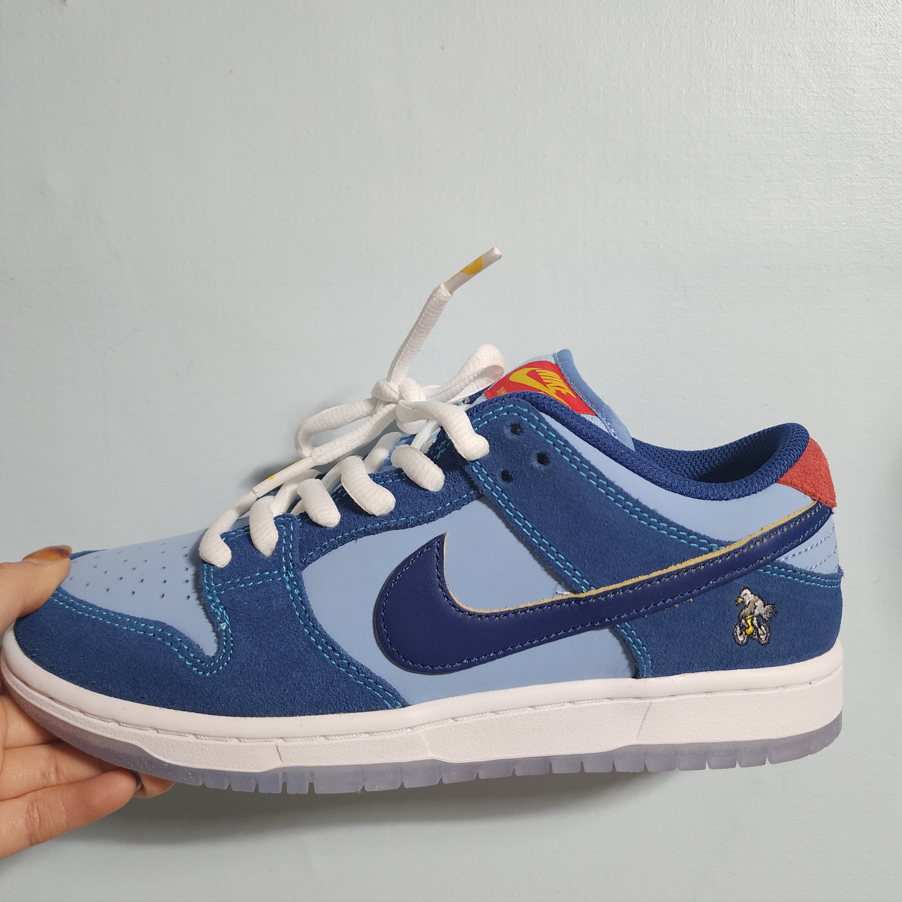 Nike x Why So Sad? SB Dunk Low Pro Coastal Blue 착용 스타일 - 2