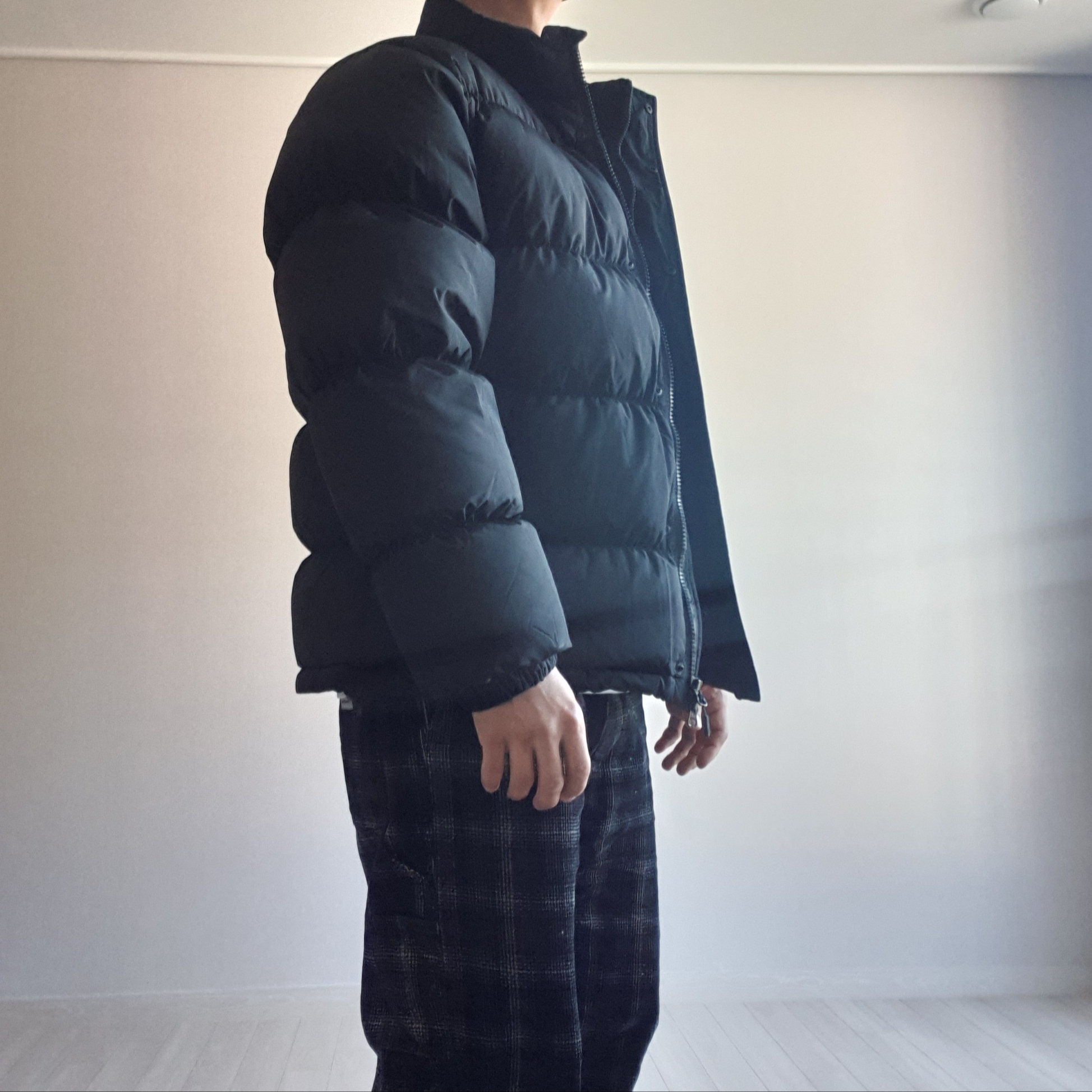 Stussy Ripstop Down Puffer Jacket Black - 22FW 착용 스타일 - 3