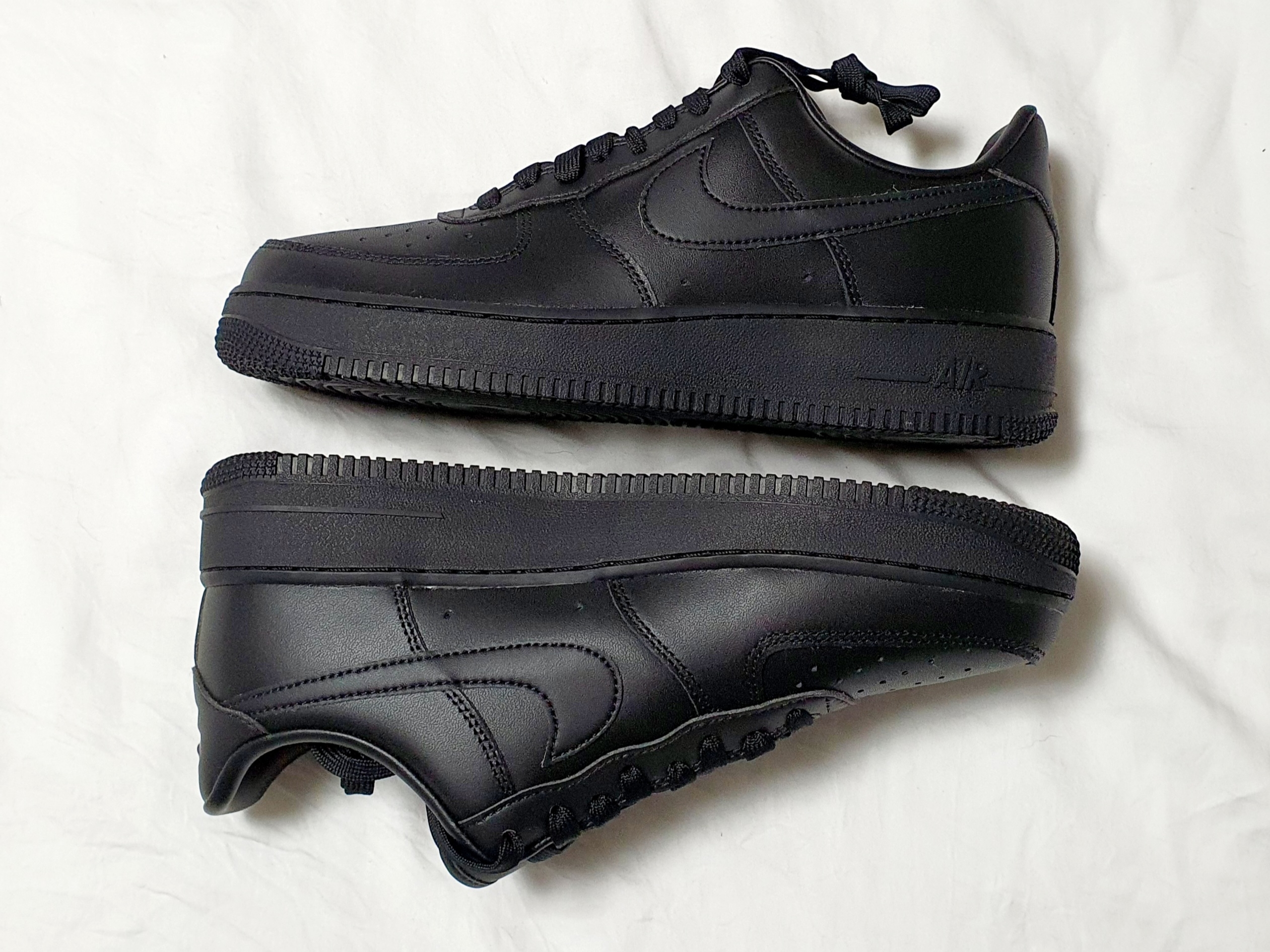 Nike Air Force 1 '07 Fresh Black 착용 스타일 - 5