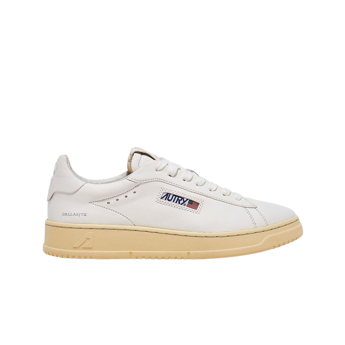 오트리 달라스 로우 고트스킨 스니커즈 화이트(Autry Dallas Low Goatskin Sneakers White)