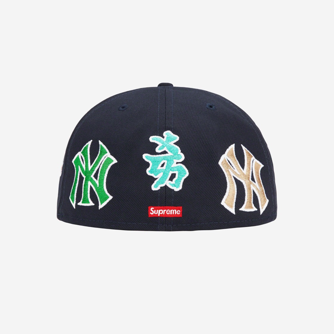 Supreme x New York Yankees Kanji New Era Navy - 22FW 상세 이미지 3