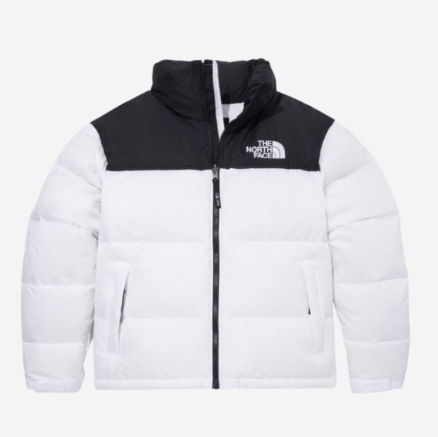 The North Face 1996 Eco Nuptse Jacket White 착용 스타일