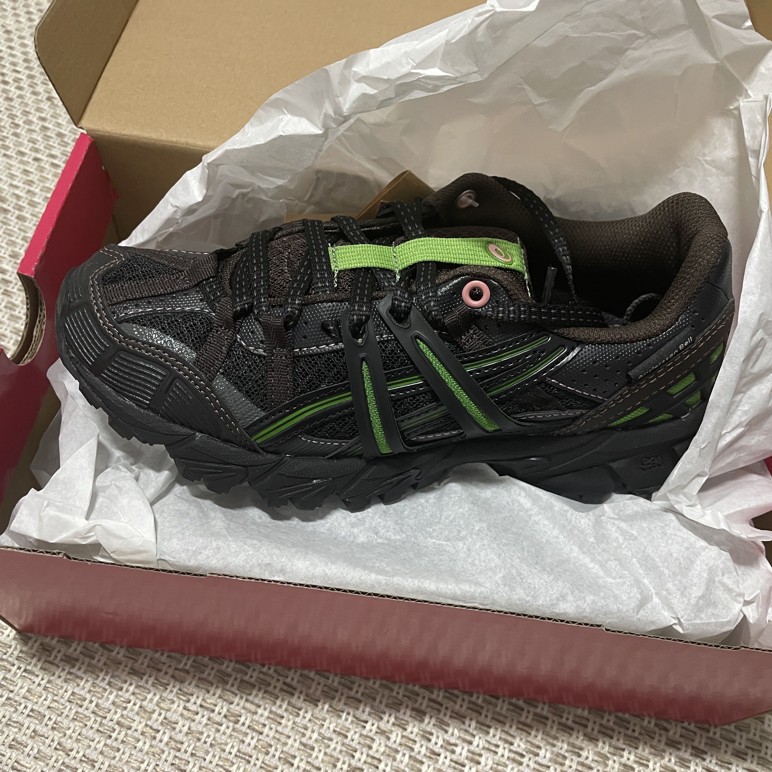Asics x Andersson Bell Gel-Sonoma 15-50 Black Green 착용 스타일