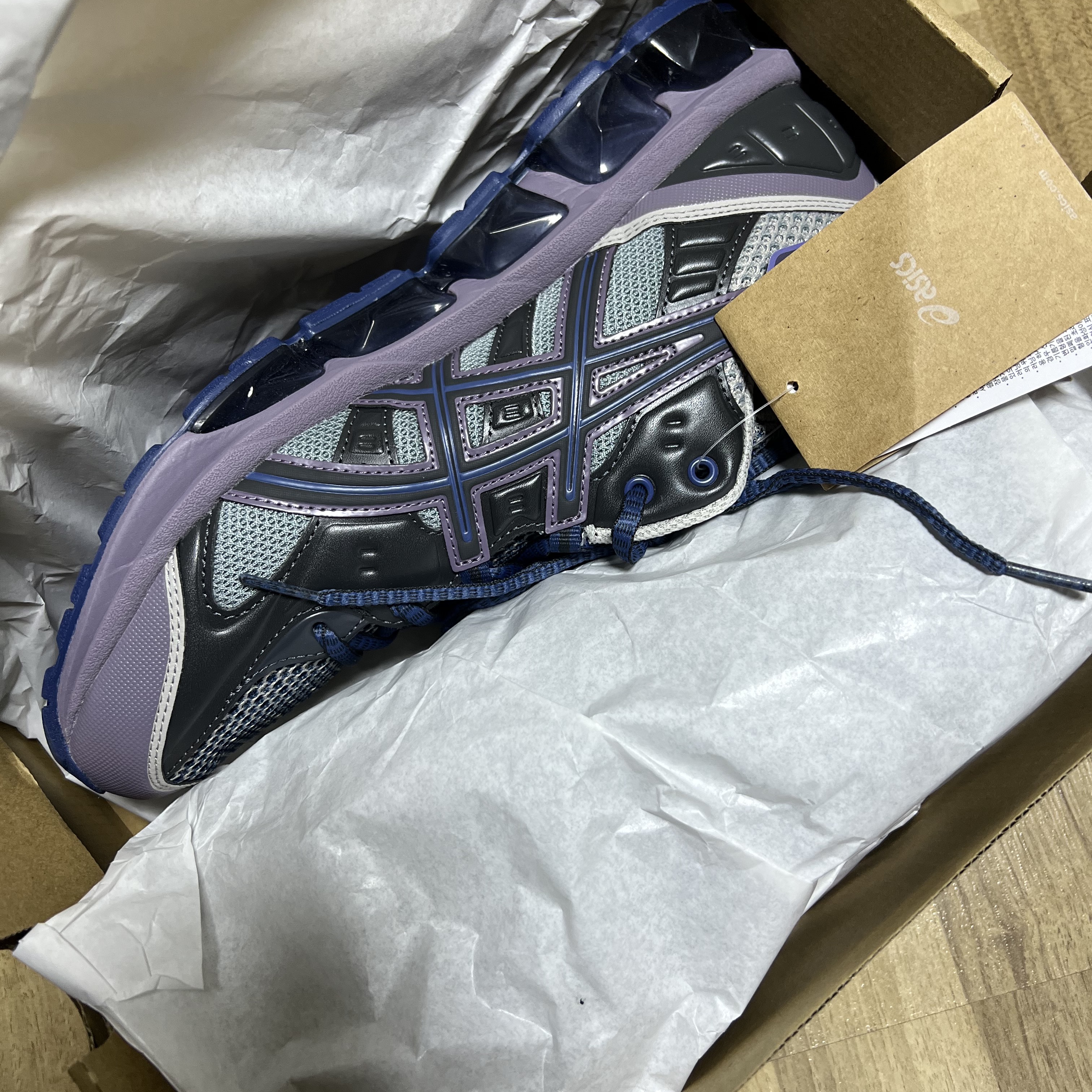 Asics US3-S Gel-Quantum 360 VII Kiso Oyster Grey 착용 스타일